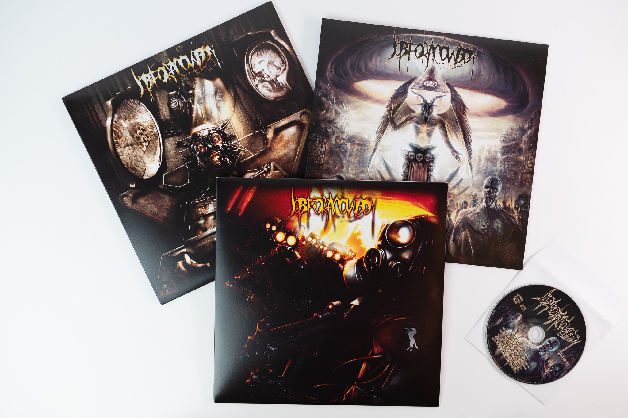 Job For A Cowboy - Ruination on Metal Blade Club Edition Box Orange / Green / Red Transparent