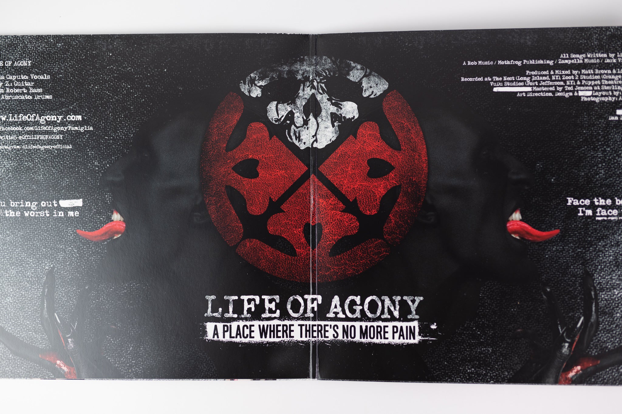 Life Of Agony - A Place Where There's No More Pain on Napalm Records - Silver Vinyl