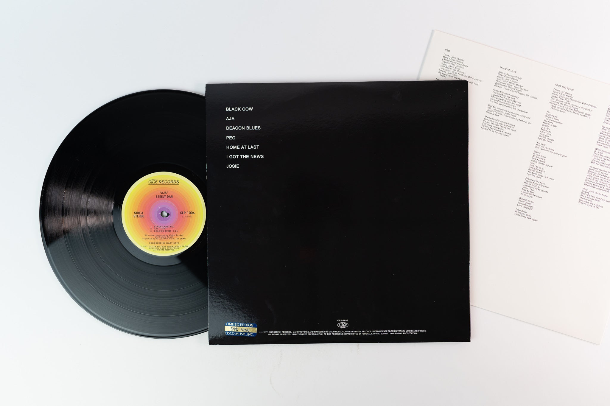 Steely Dan - Aja on Cisco Music Limited Numbered 180 Gram Audiophile Reissue