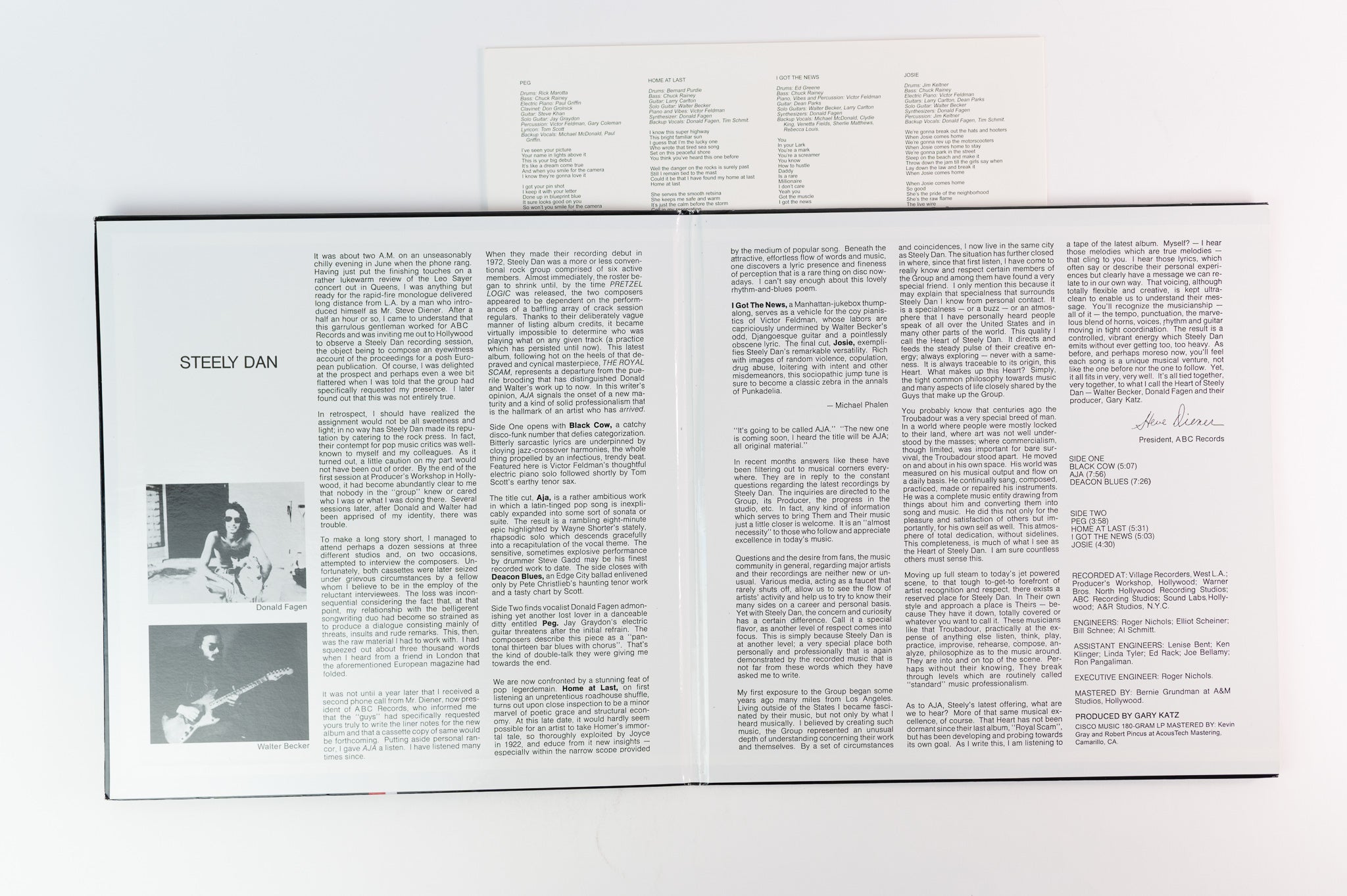 Steely Dan - Aja on Cisco Music Limited Numbered 180 Gram Audiophile Reissue