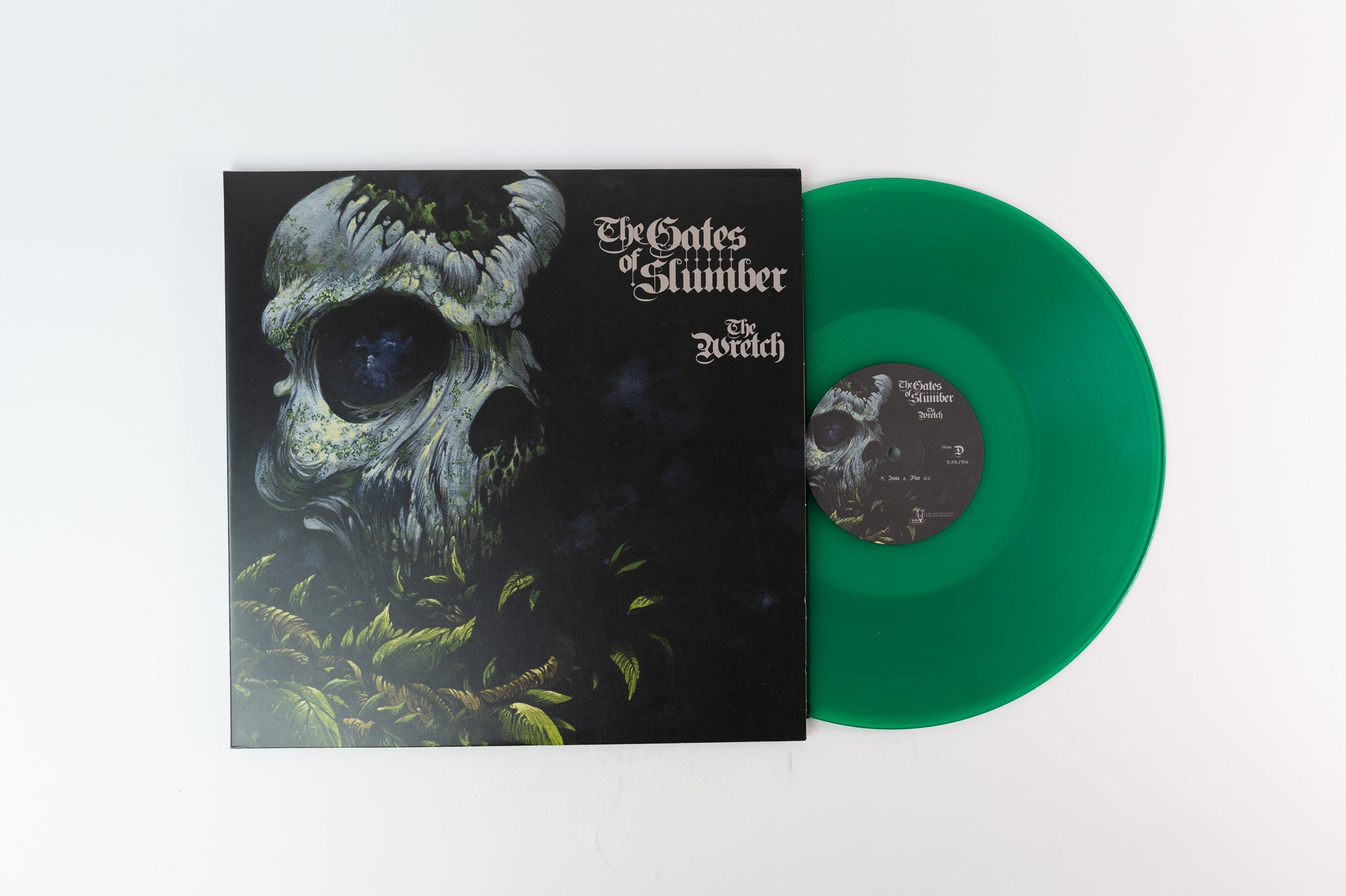 The Gates Of Slumber - The Wretch on Rise Above UK Press Green Transparent Vinyl