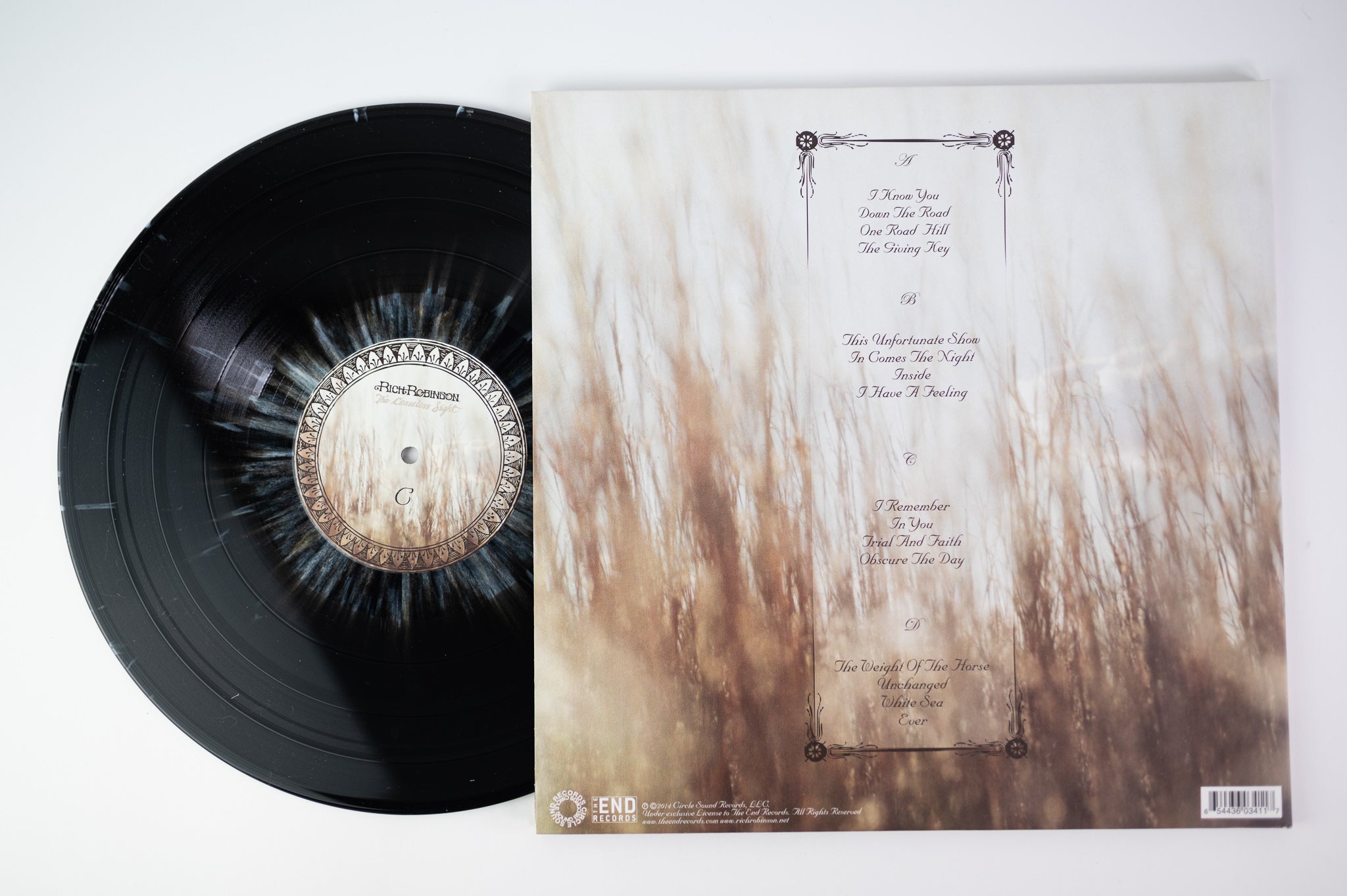 Rich Robinson - The Ceaseless Sight on The End Records - Colored Vinyl