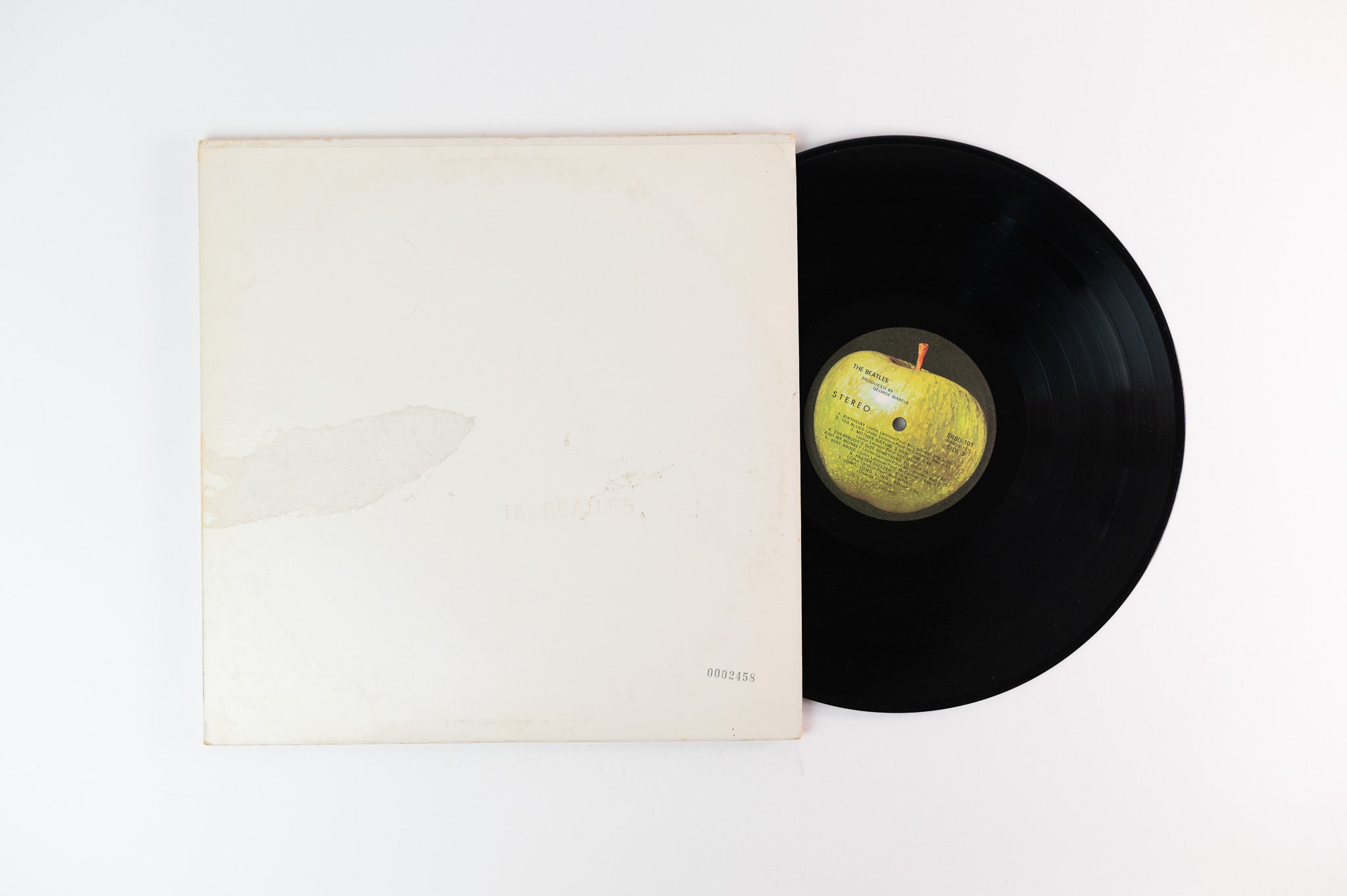 The Beatles - White Album on Apple 1968 Los Angeles Pressing Very Low Number 2458