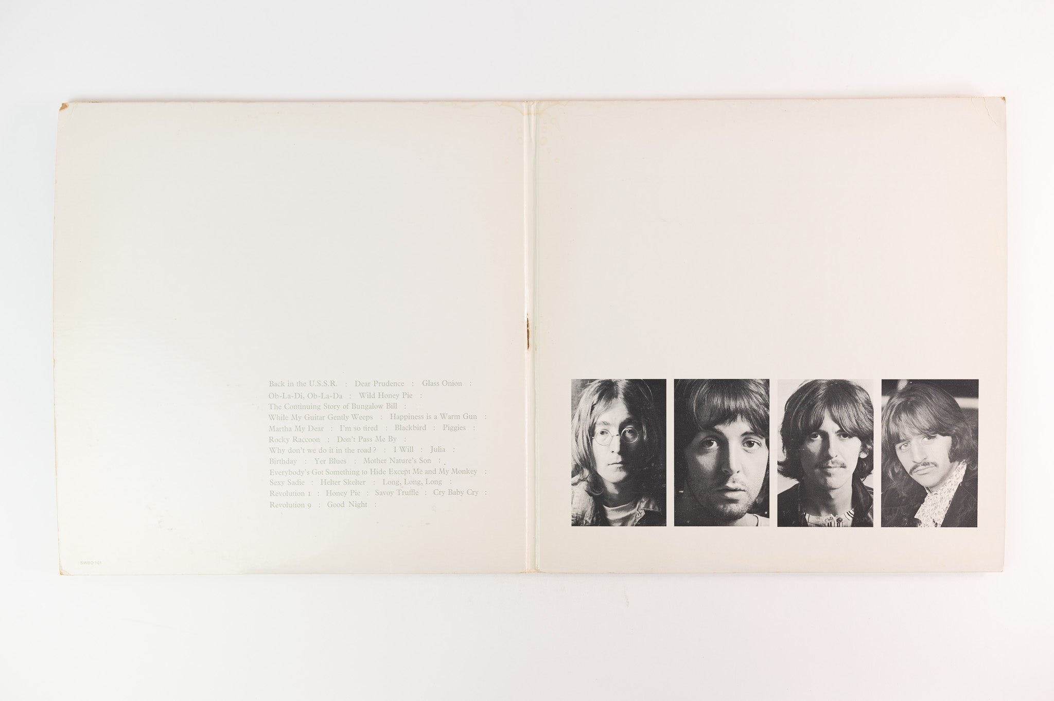 The Beatles - White Album on Apple 1968 Los Angeles Pressing Very Low Number 2458