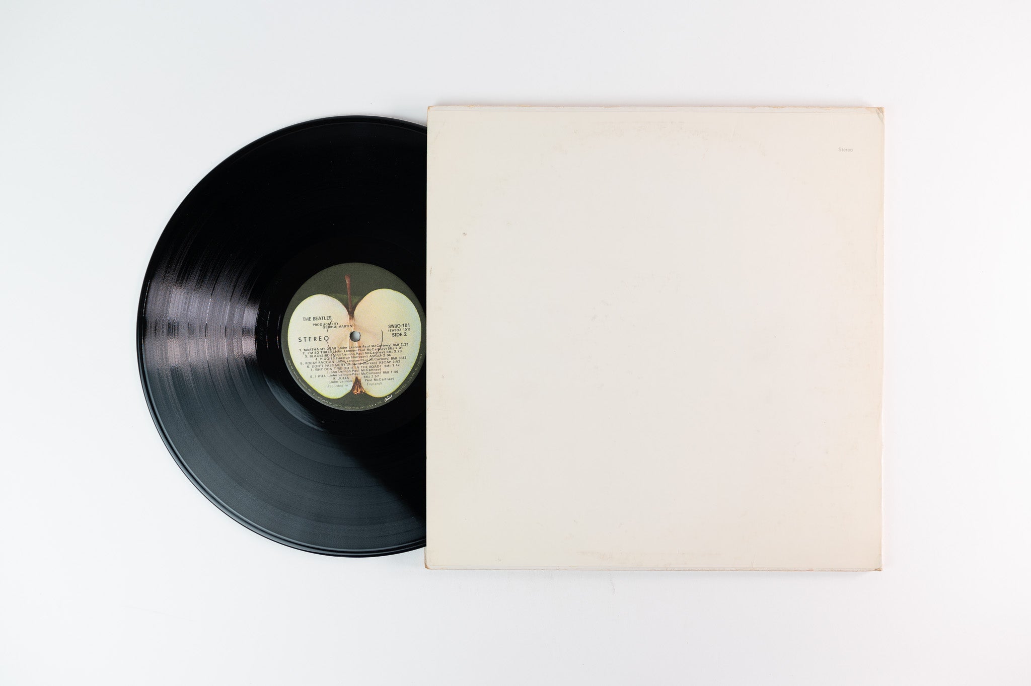 The Beatles - White Album on Apple 1968 Los Angeles Pressing Very Low Number 2458