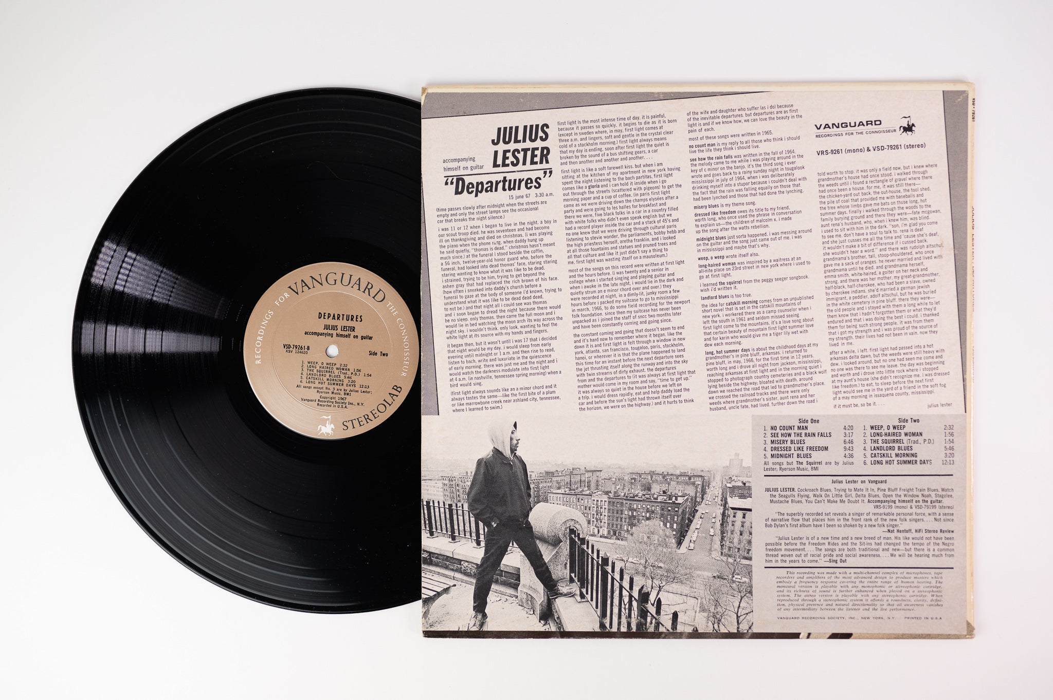 Julius Lester - Departures on Vanguard