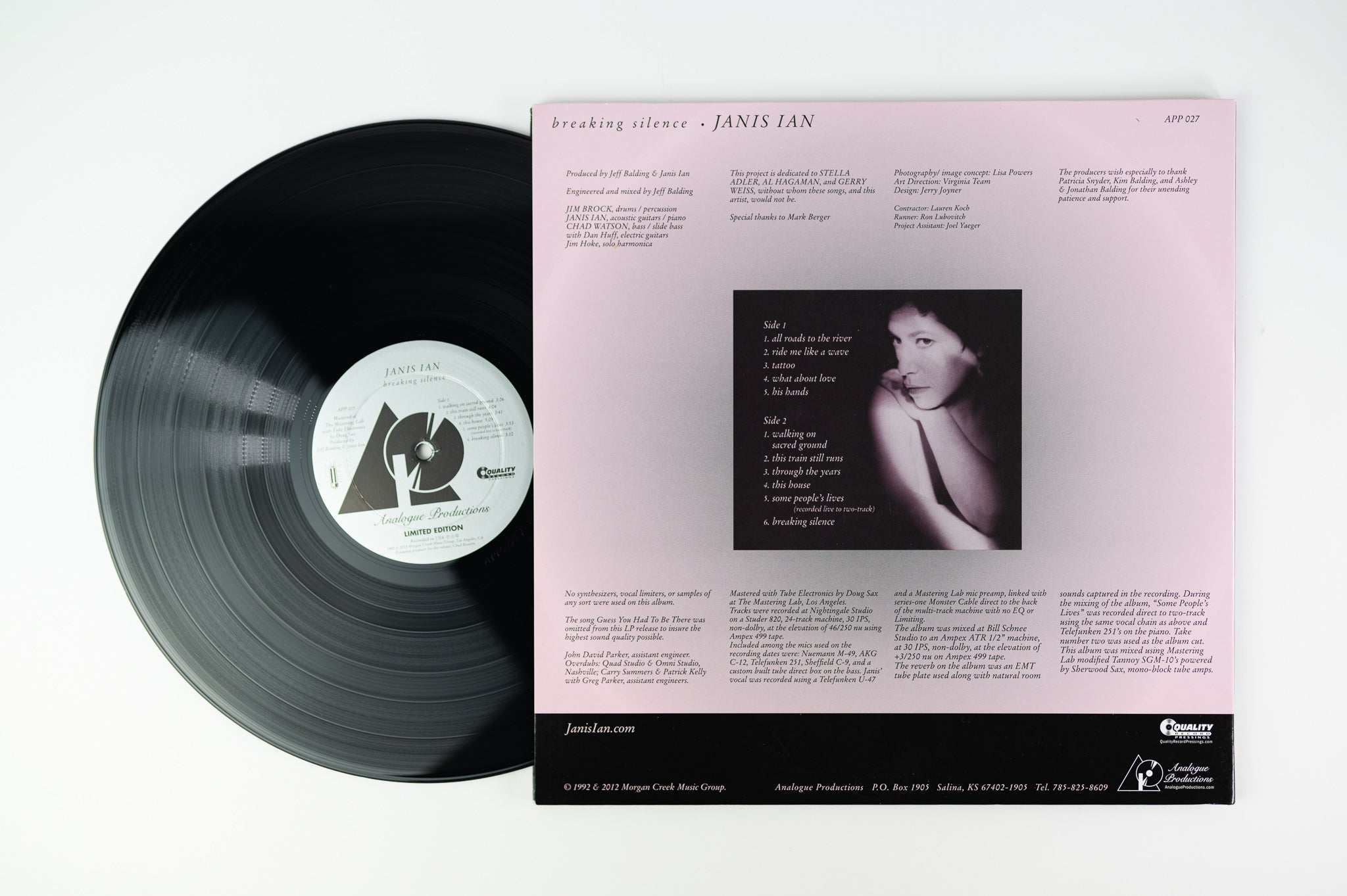 Janis Ian - Breaking Silence on Analogue Productions 200 Gram