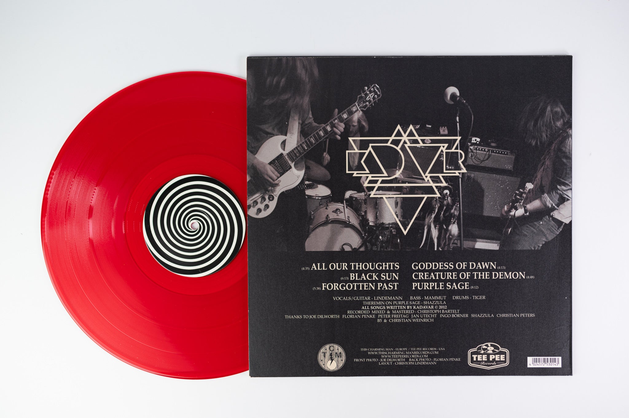 Kadavar - Kadavar on TCM Tee Pee Limited Red Vinyl German Pressing