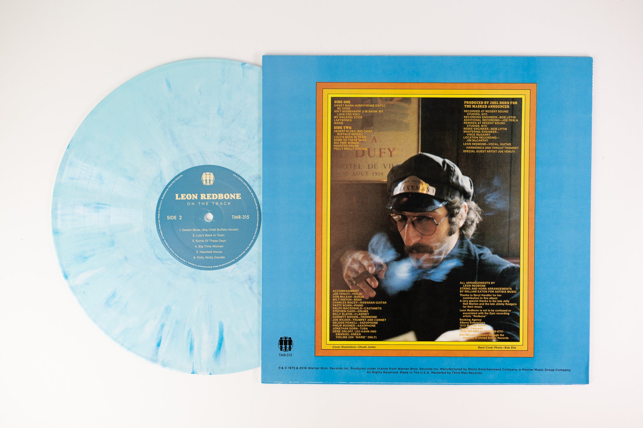 Leon Redbone - On The Track on Third Man Limited Light Blue Reissue