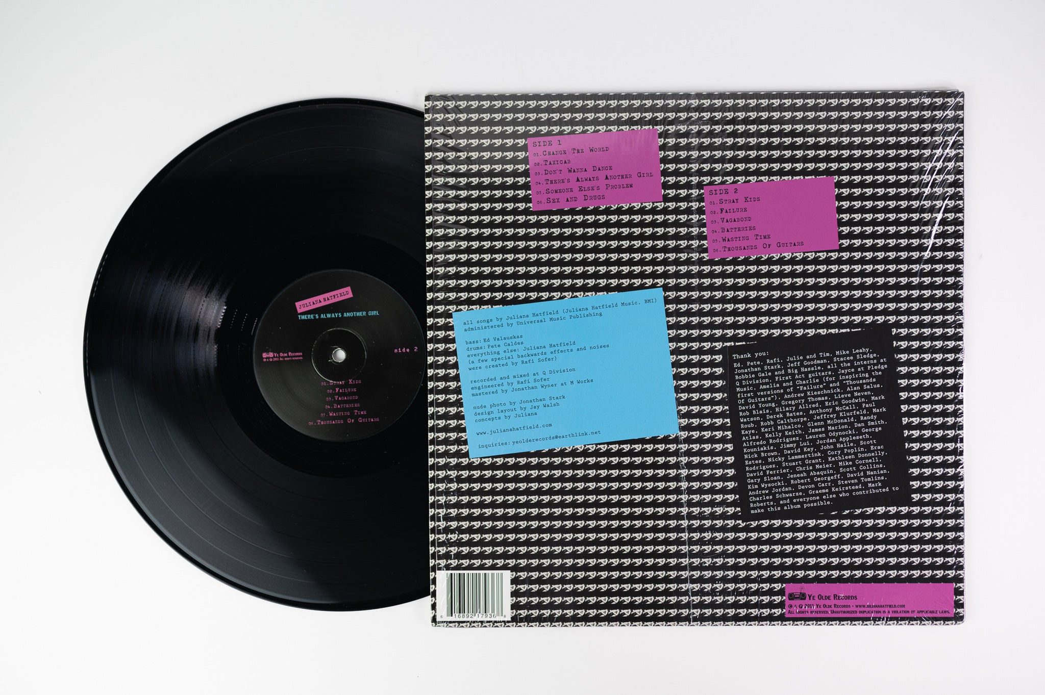 Juliana Hatfield - There's Always Another Girl on Ye Olde Records Limited Pressing