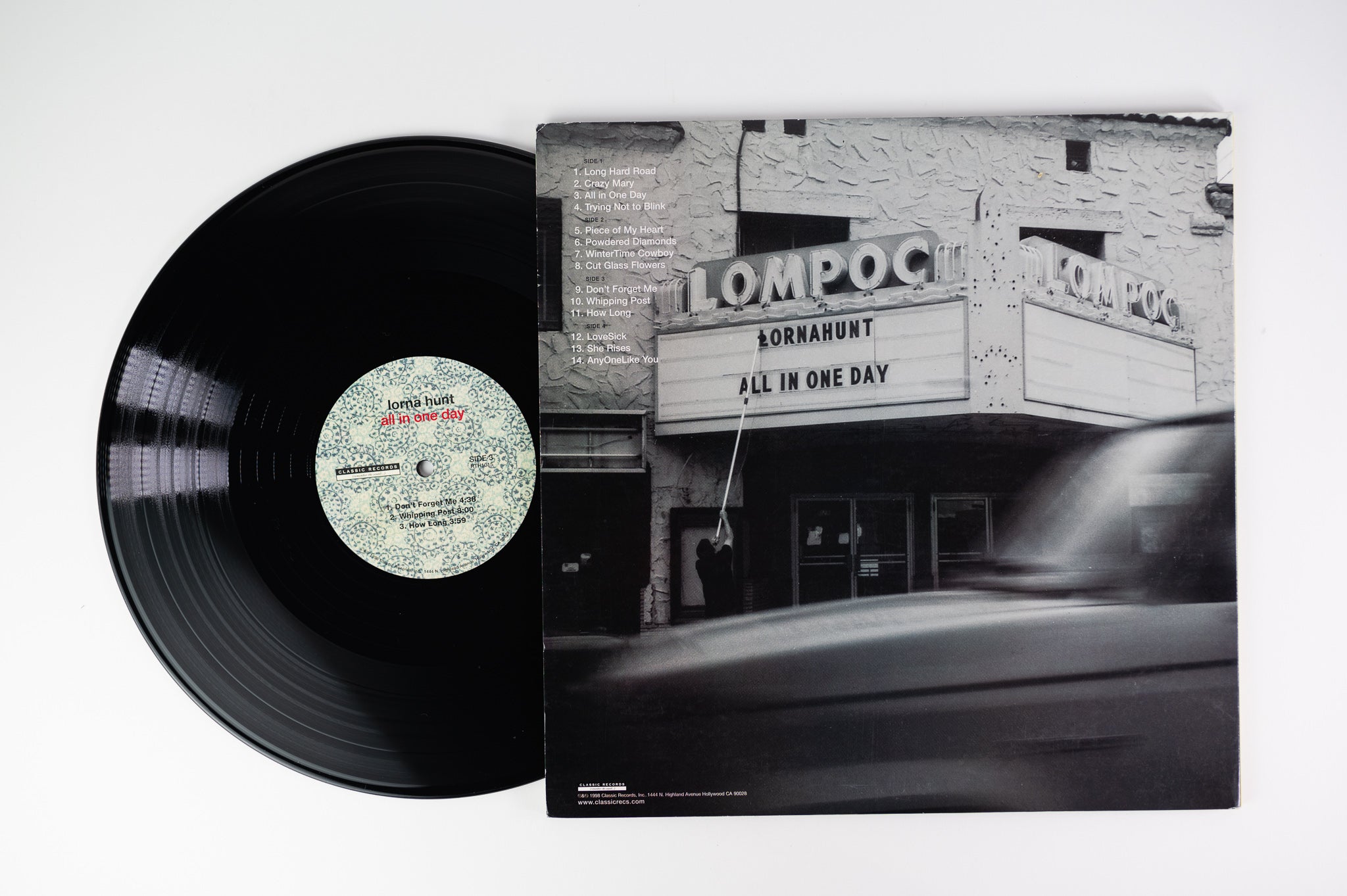 Lorna Hunt - All In One Day on Classic Records