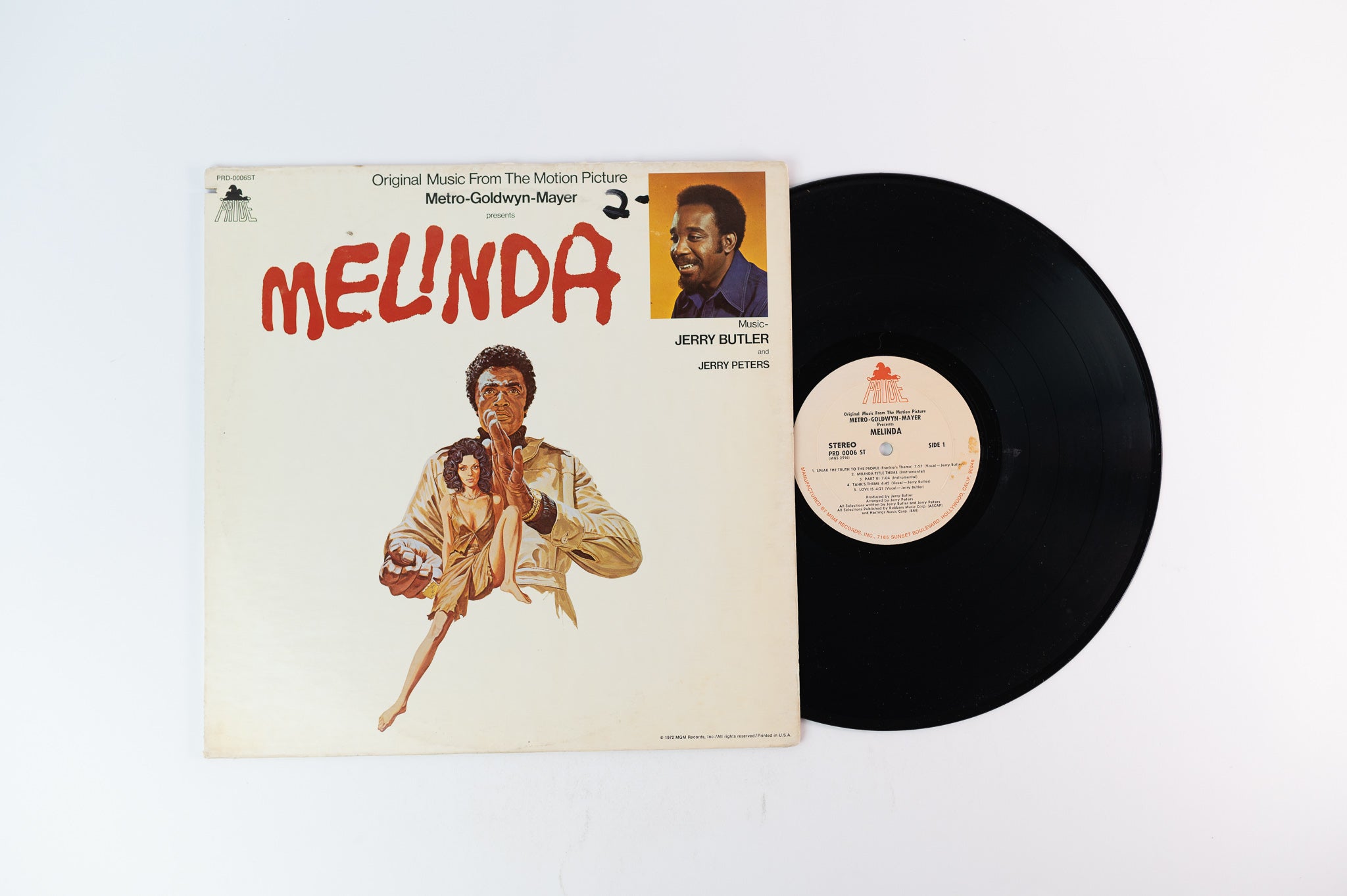 Jerry Butler And Jerry Peters - Melinda (Soundtrack) on Pride