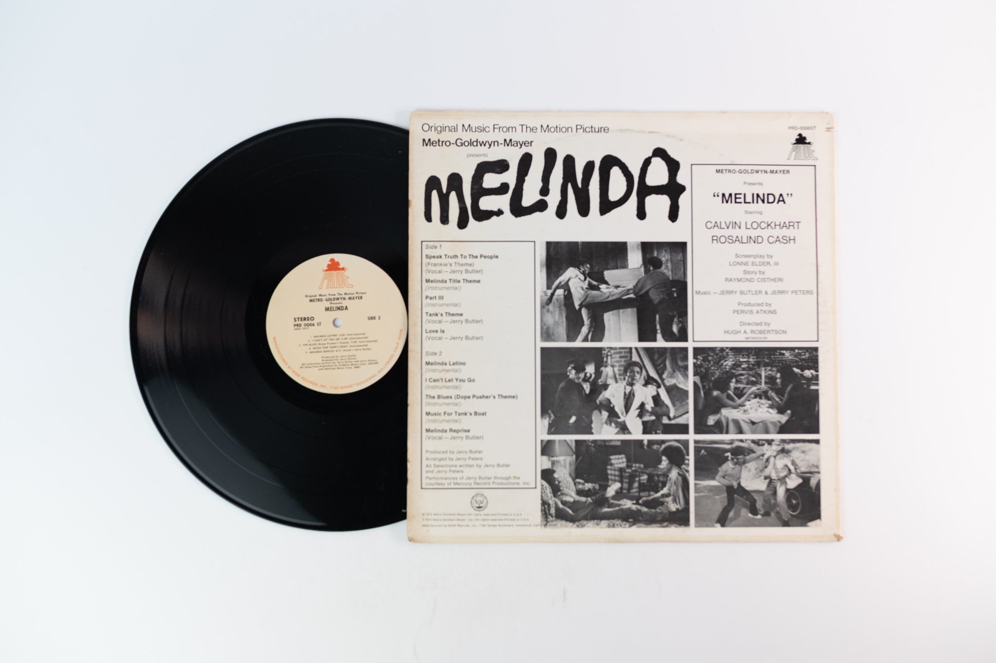 Jerry Butler And Jerry Peters - Melinda (Soundtrack) on Pride