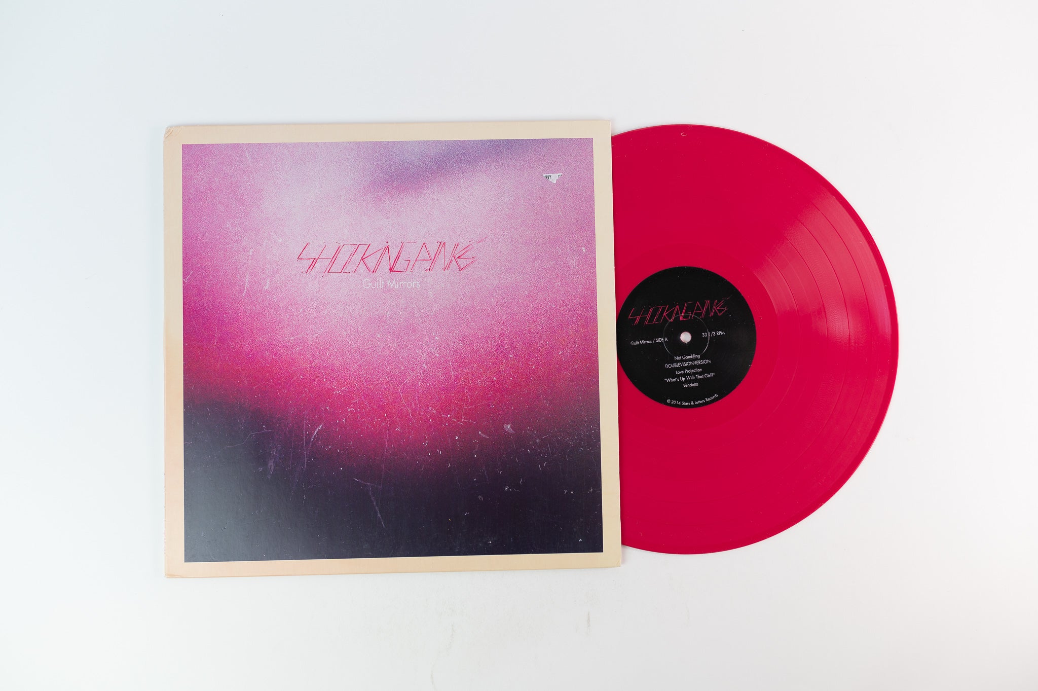 Shocking Pinks - Guilt Mirrors on Stars and Letters Limited Pink Vinyl