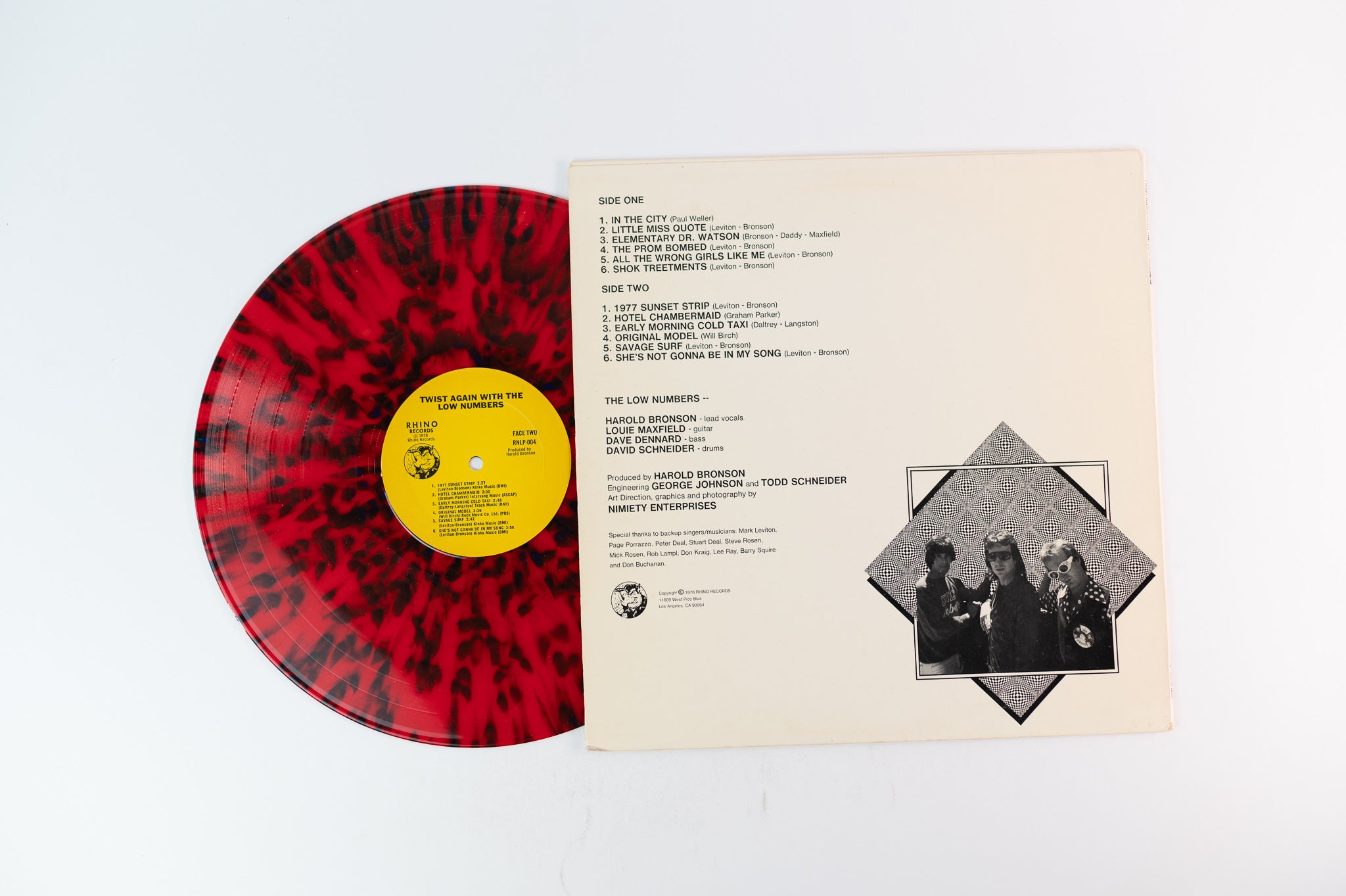 The Low Numbers - Twist Again With The Low Numbers on Rhino Red/Multicolor Splatter