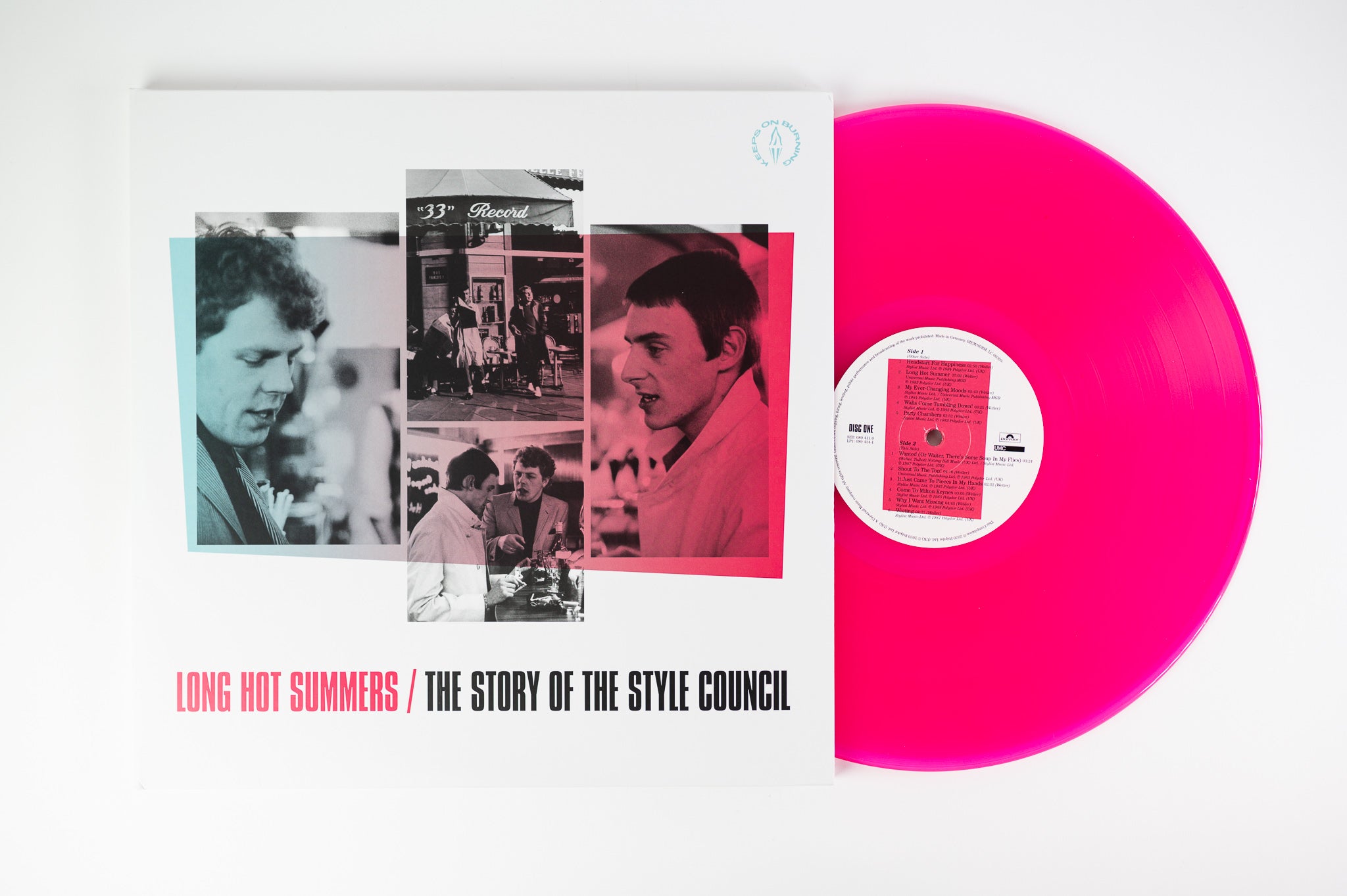 The Style Council - Long Hot Summers The Story Of The Style Council on Polydor Pink / Blue / Orange Vinyl Limited