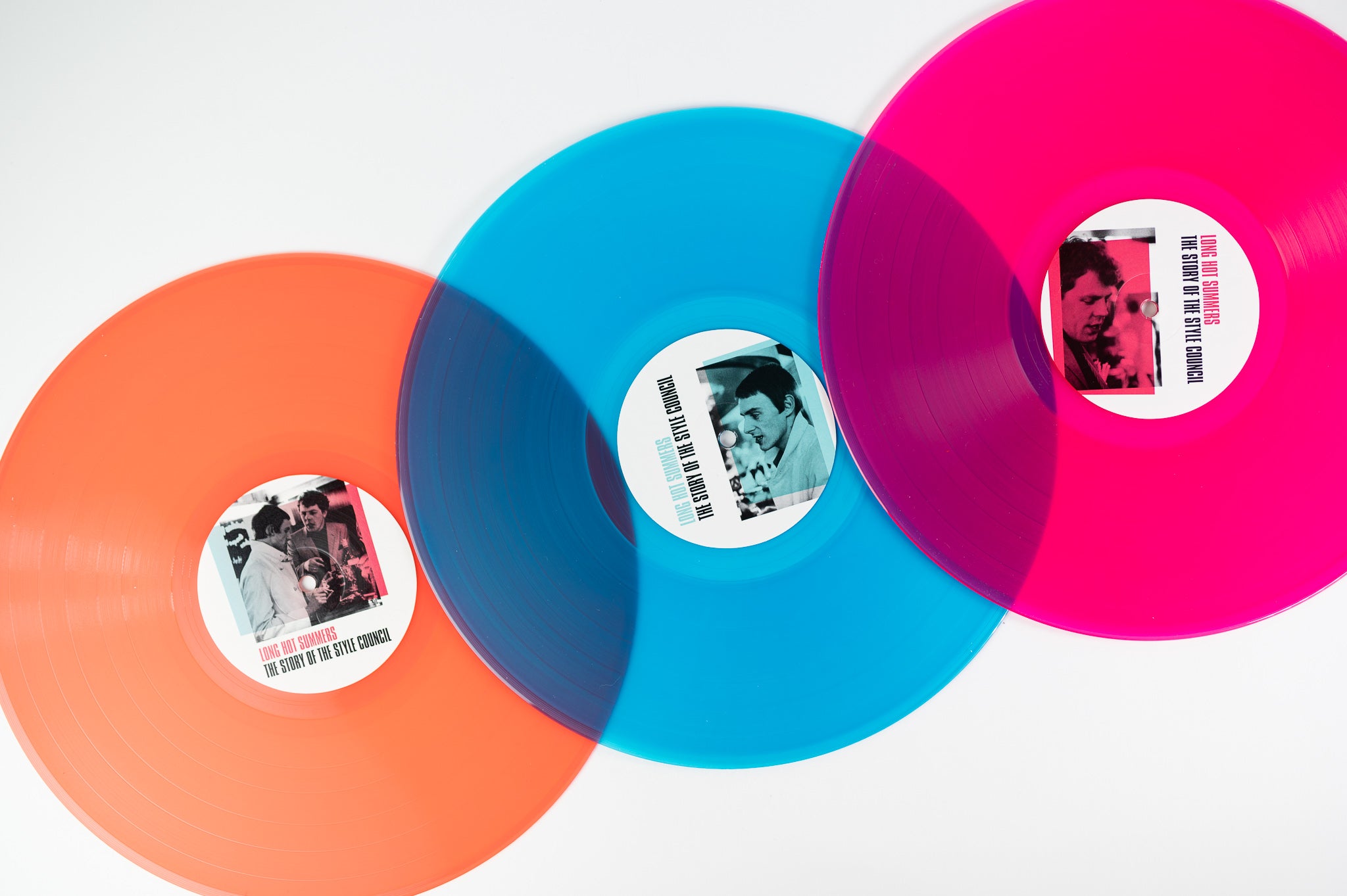 The Style Council - Long Hot Summers The Story Of The Style Council on Polydor Pink / Blue / Orange Vinyl Limited