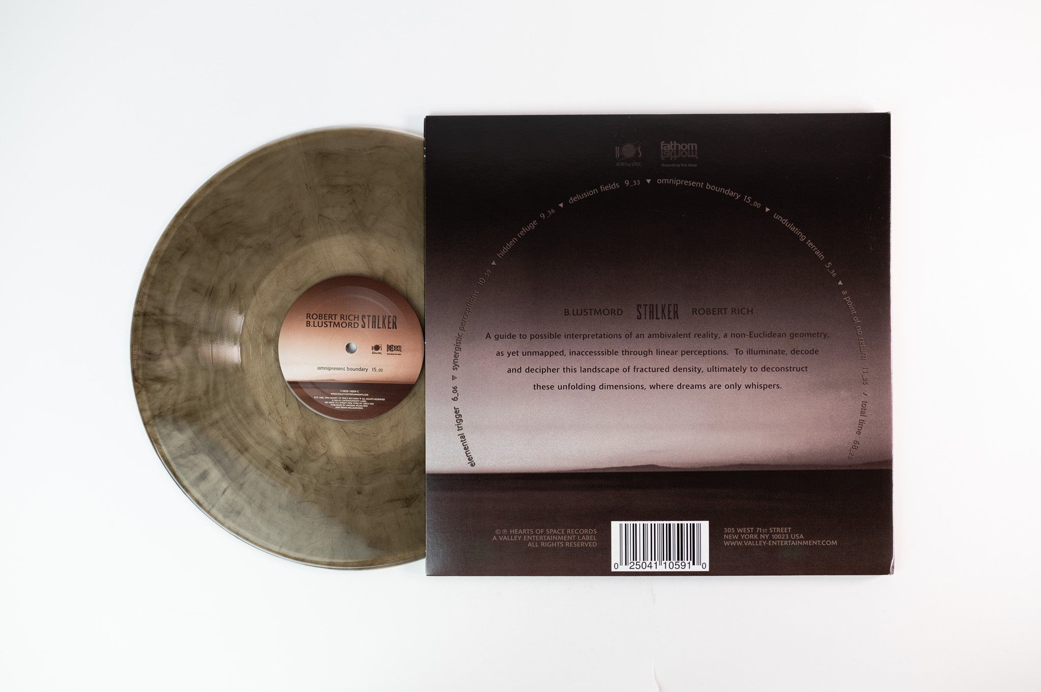 Robert Rich - Stalker on Hearts of Space Fathom Ltd Clear Smoke Reissue