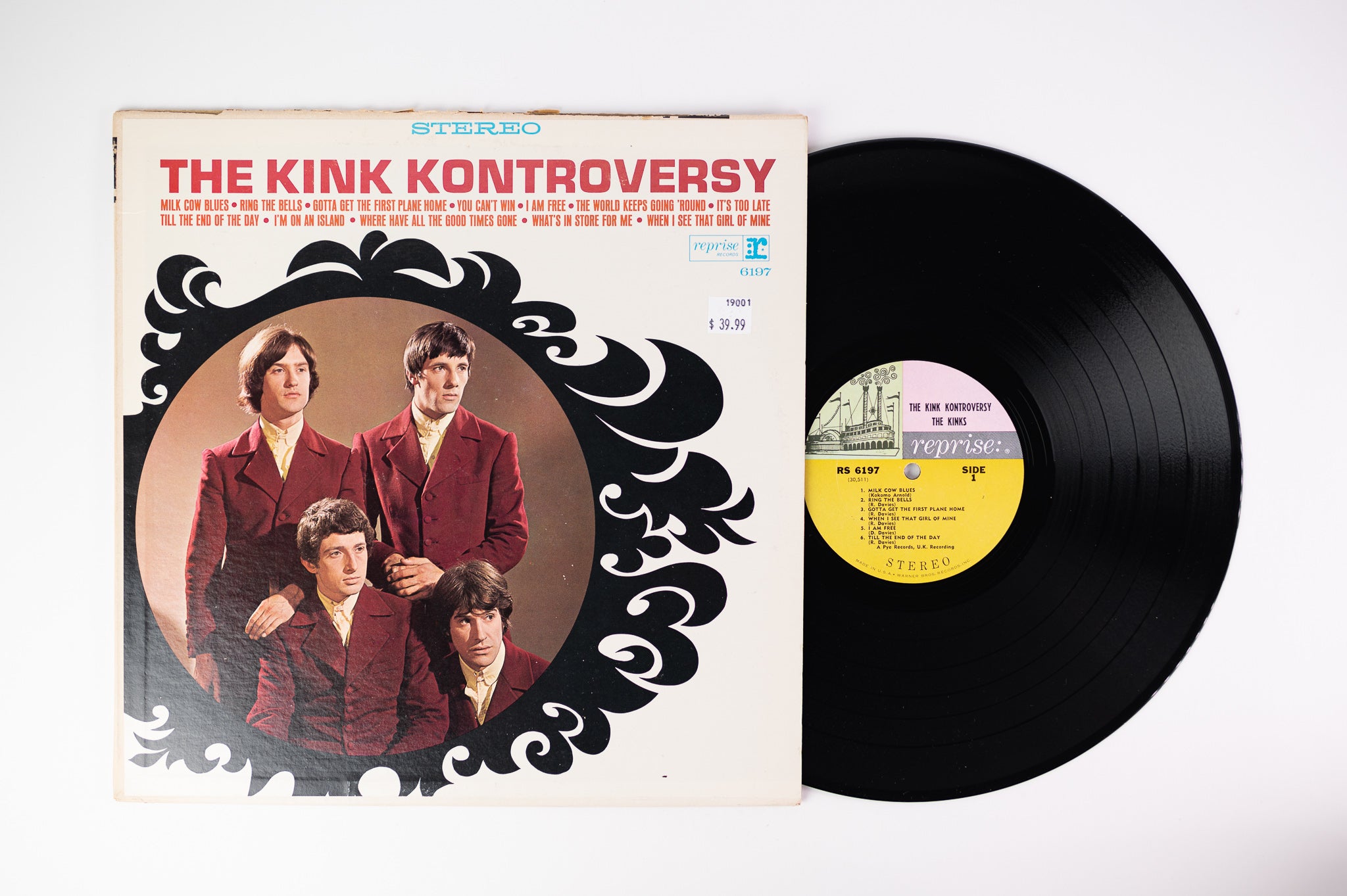 The Kinks - The Kink Kontroversy on Reprise Stereo Steamboat Label