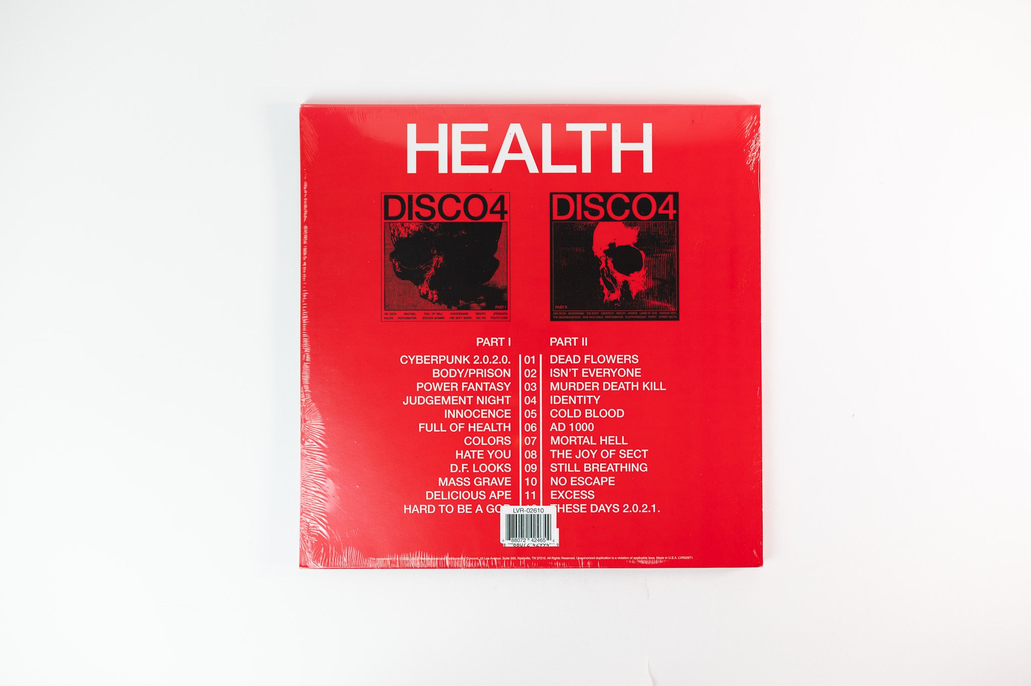 HEALTH - DISCO4 Generations on Loma Vista Colored Vinyl Reissue Sealed