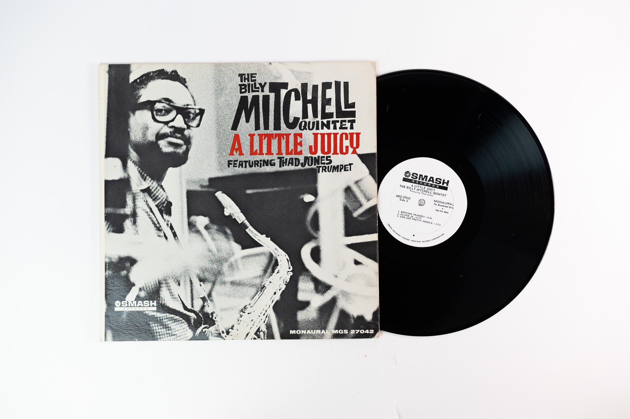 The Billy Mitchell Quintet - A Little Juicy on Smash Mono Deep Groove Promo
