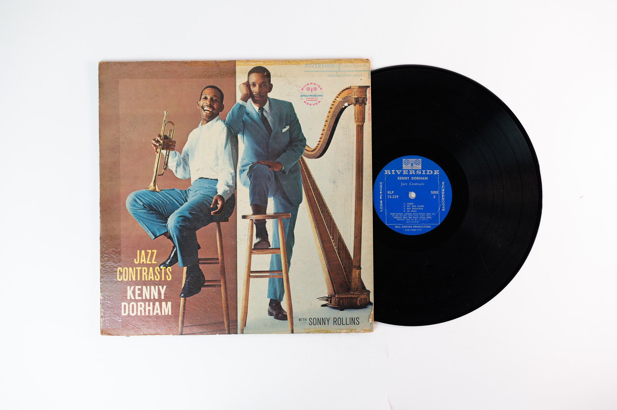 Kenny Dorham - Jazz Contrasts on Riverside Mono Deep Groove 2nd Press