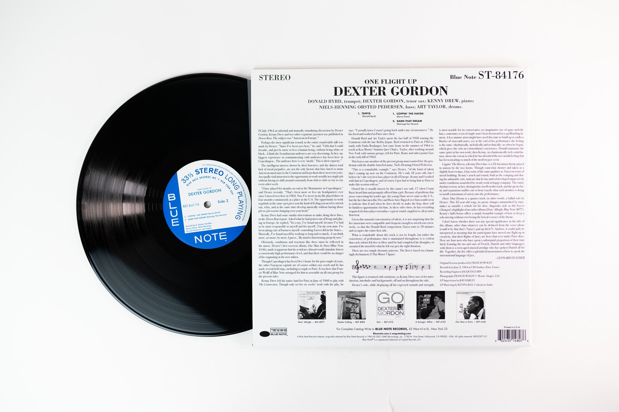 Dexter Gordon - One Flight Up on Blue Note Tone Poet Series Reissue