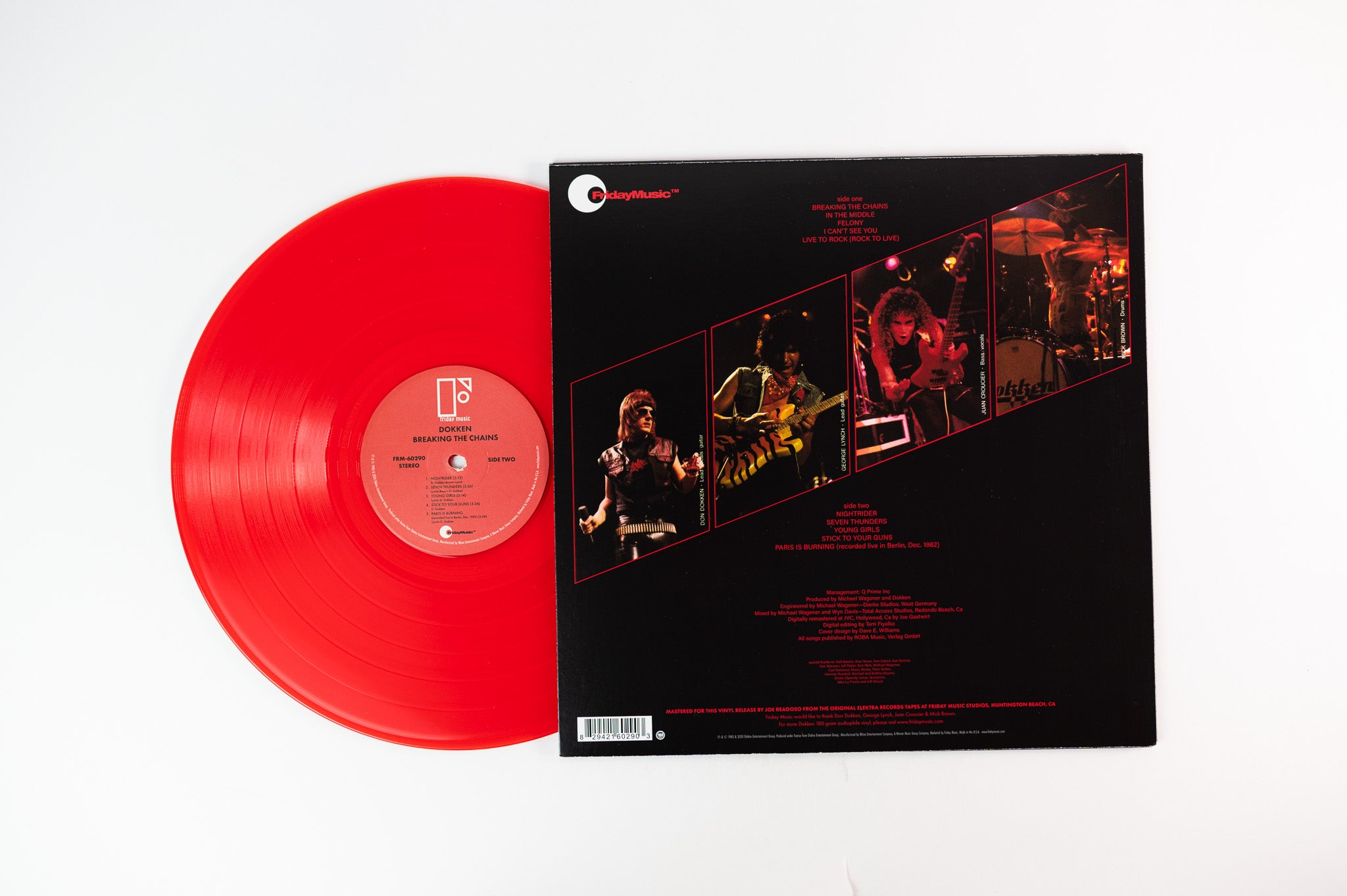 Dokken - Breaking The Chains on Friday Music Red Vinyl Reissue