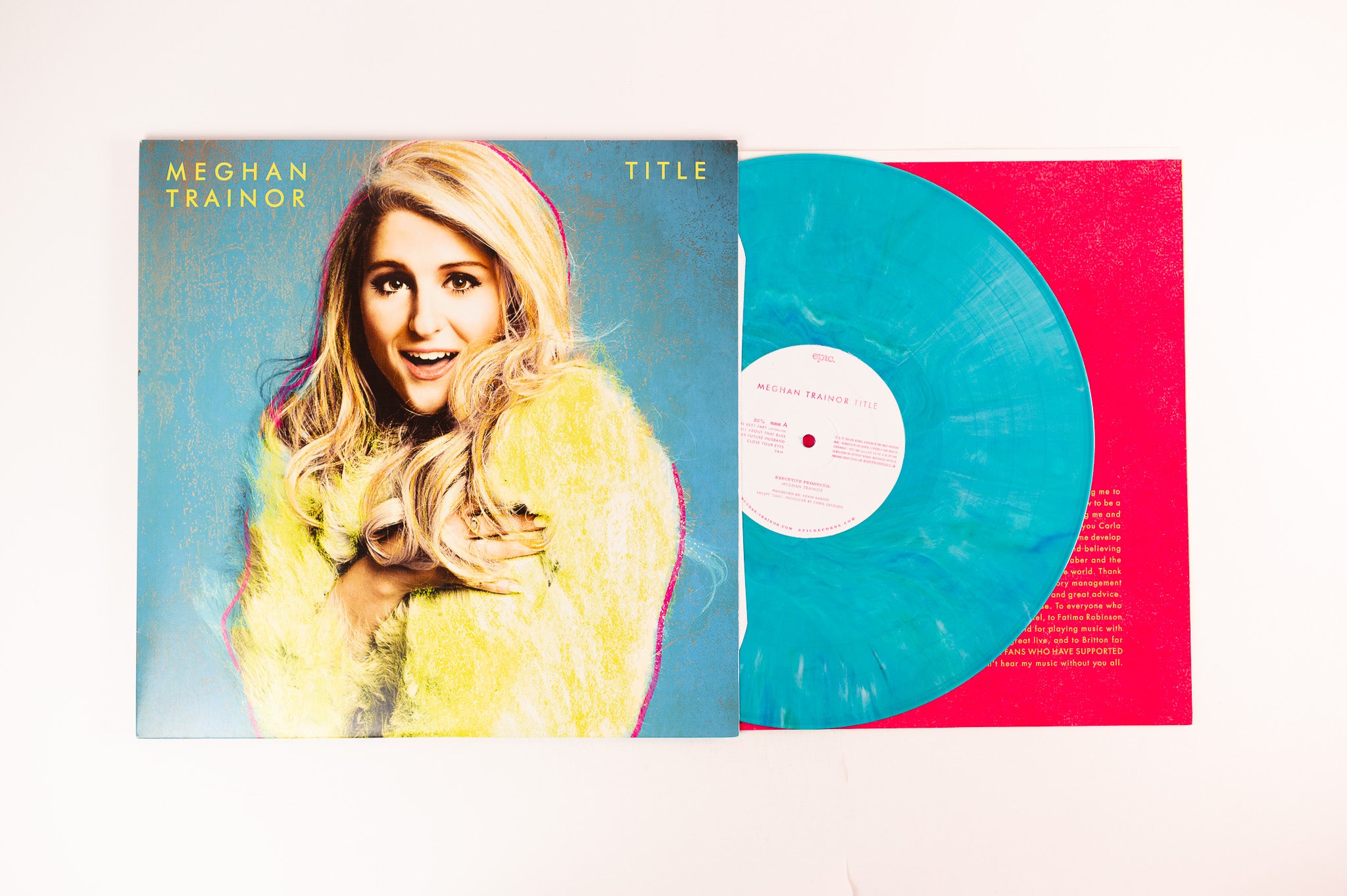 Meghan Trainor - Title on Epic Ltd Deluxe Turquoise Vinyl