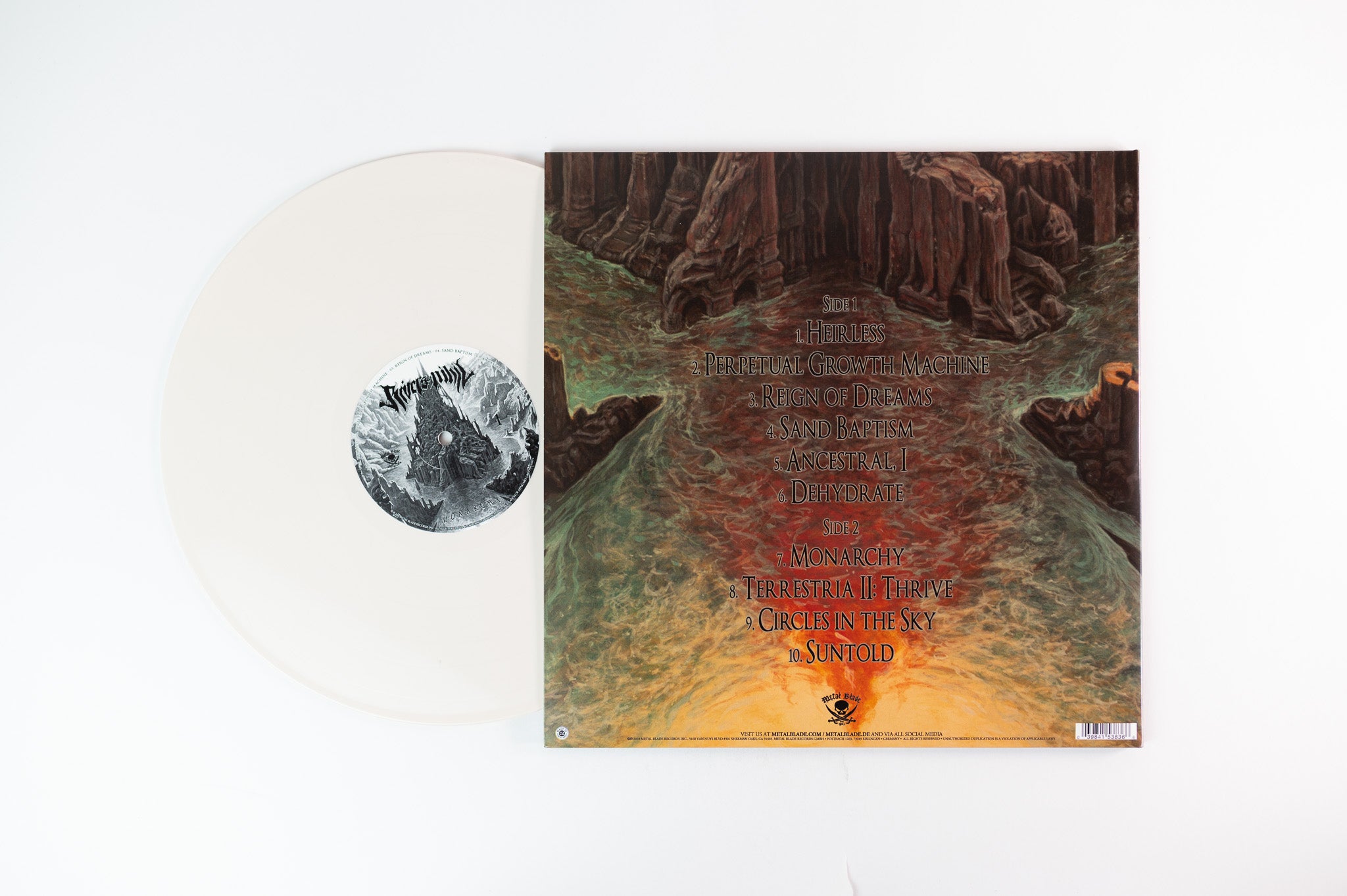 Rivers Of Nihil - Monarchy on Metal Blade Ltd Bone Vinyl Reissue