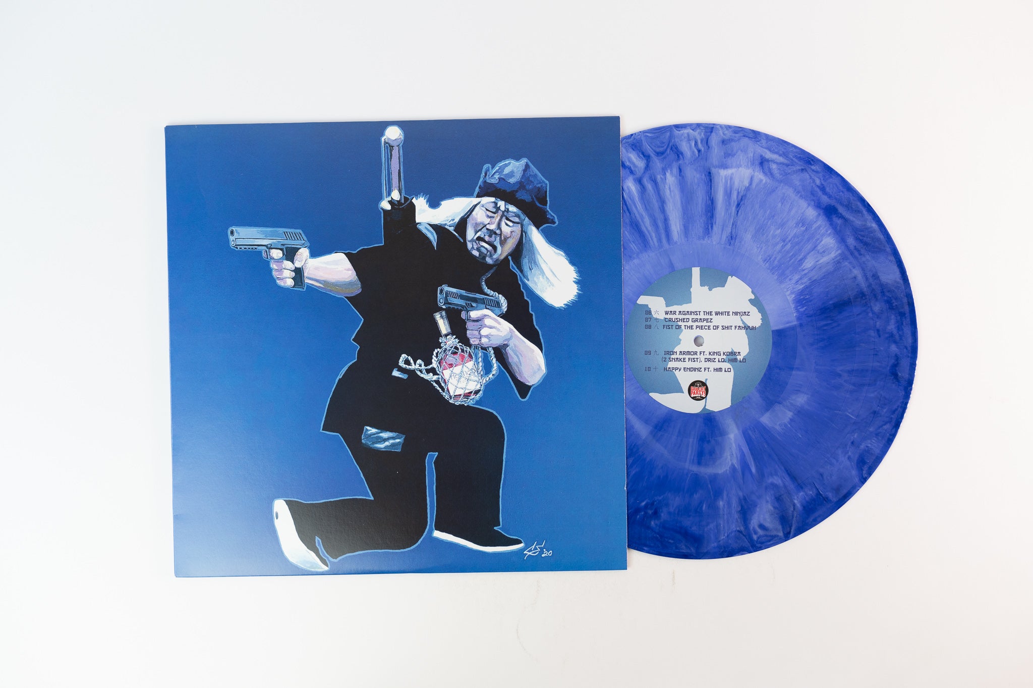 Da Buze Bruvaz - Iz Perverted & Drunken Wit Lord Beatjitzu on Grilchy Drunken Blue Marble Vinyl