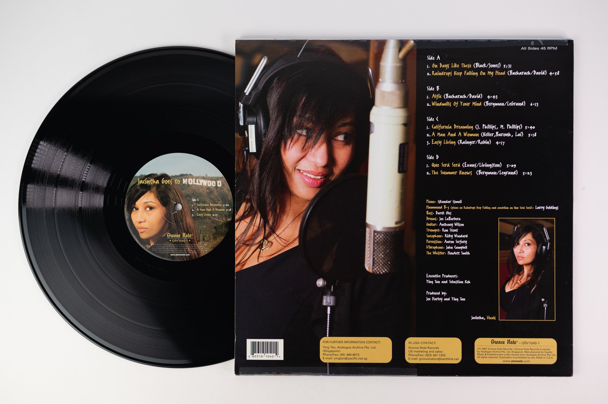 Jacintha - Jacintha Goes To Hollywood on Groove Note