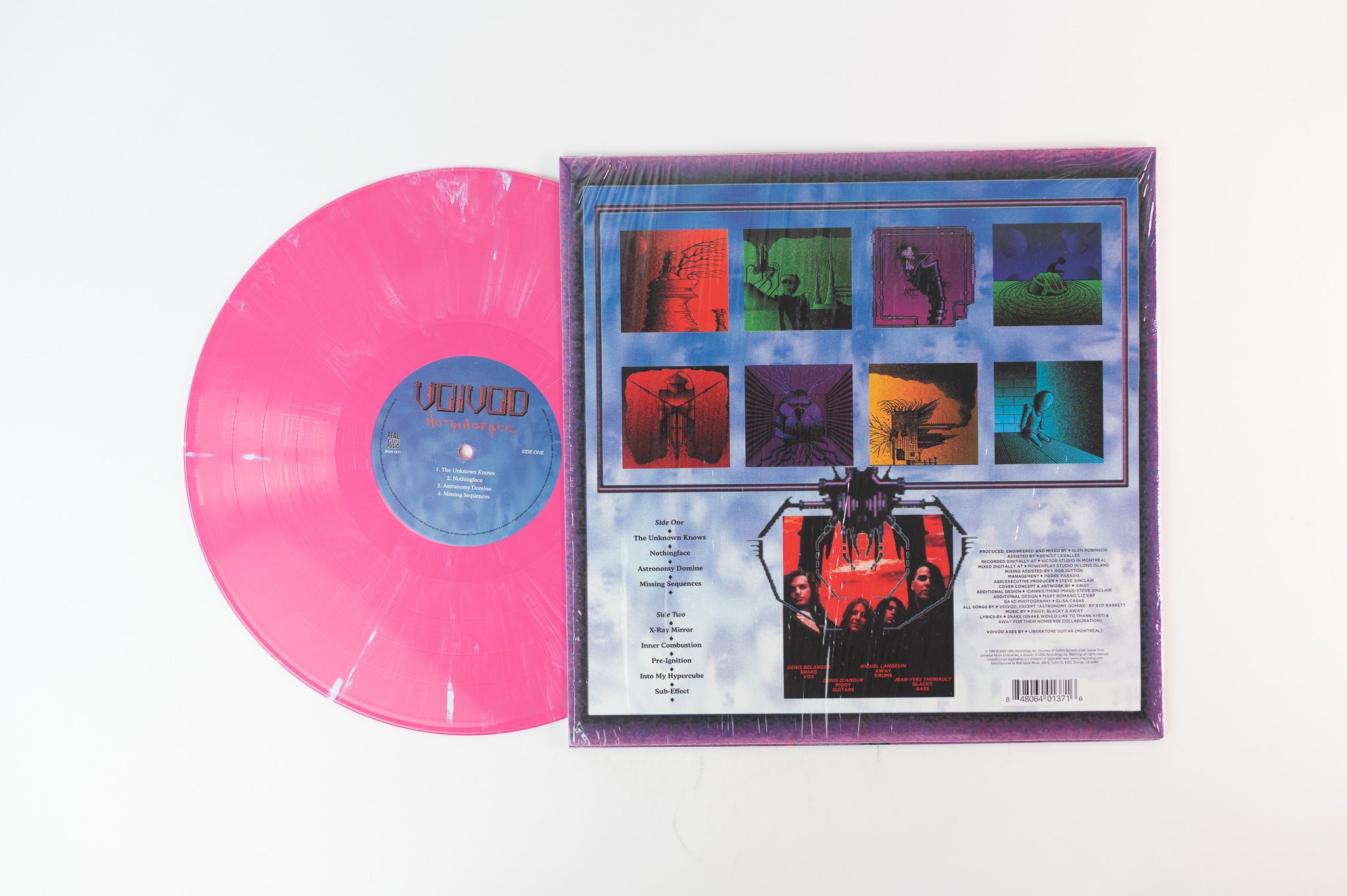 Voïvod - Nothingface on Real Gone Limited RSD 2022 Pink/Blue Vinyl