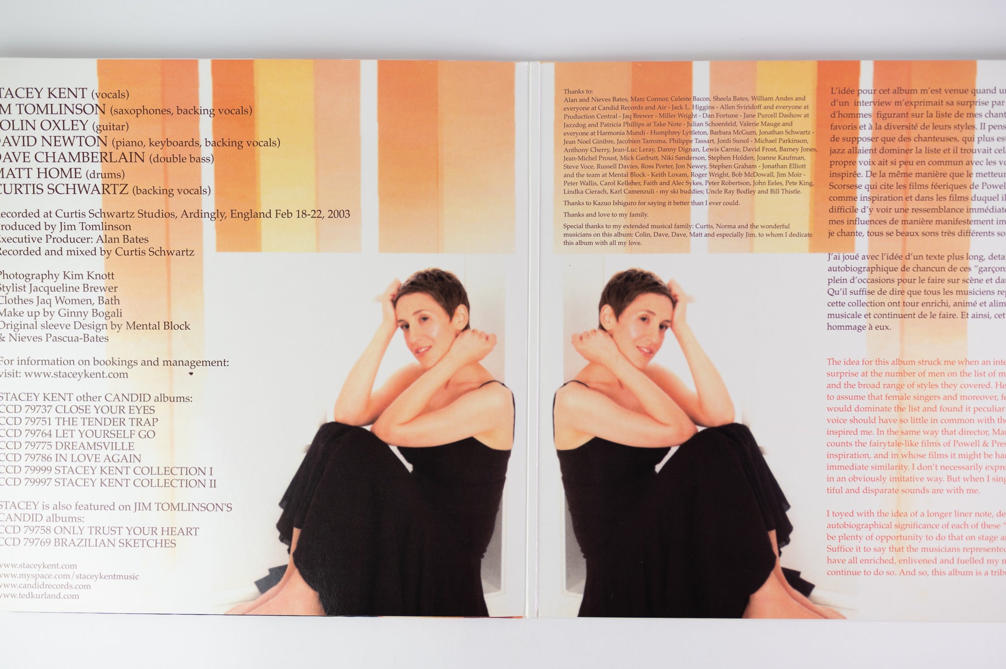 Stacey Kent - The Boy Next Door on Candid / Pure Pleasure Records