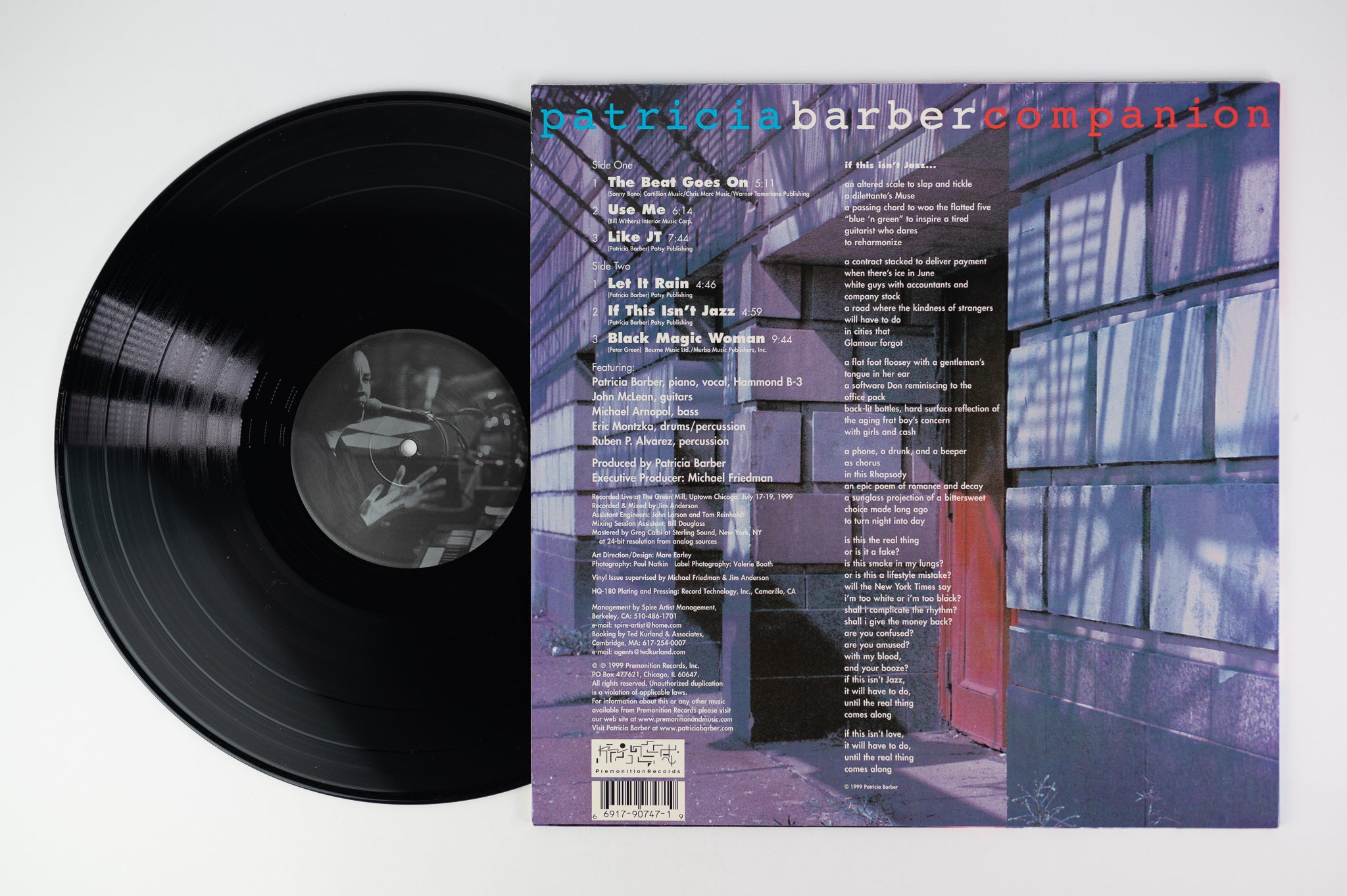 Patricia Barber - Companion on Premonition Records