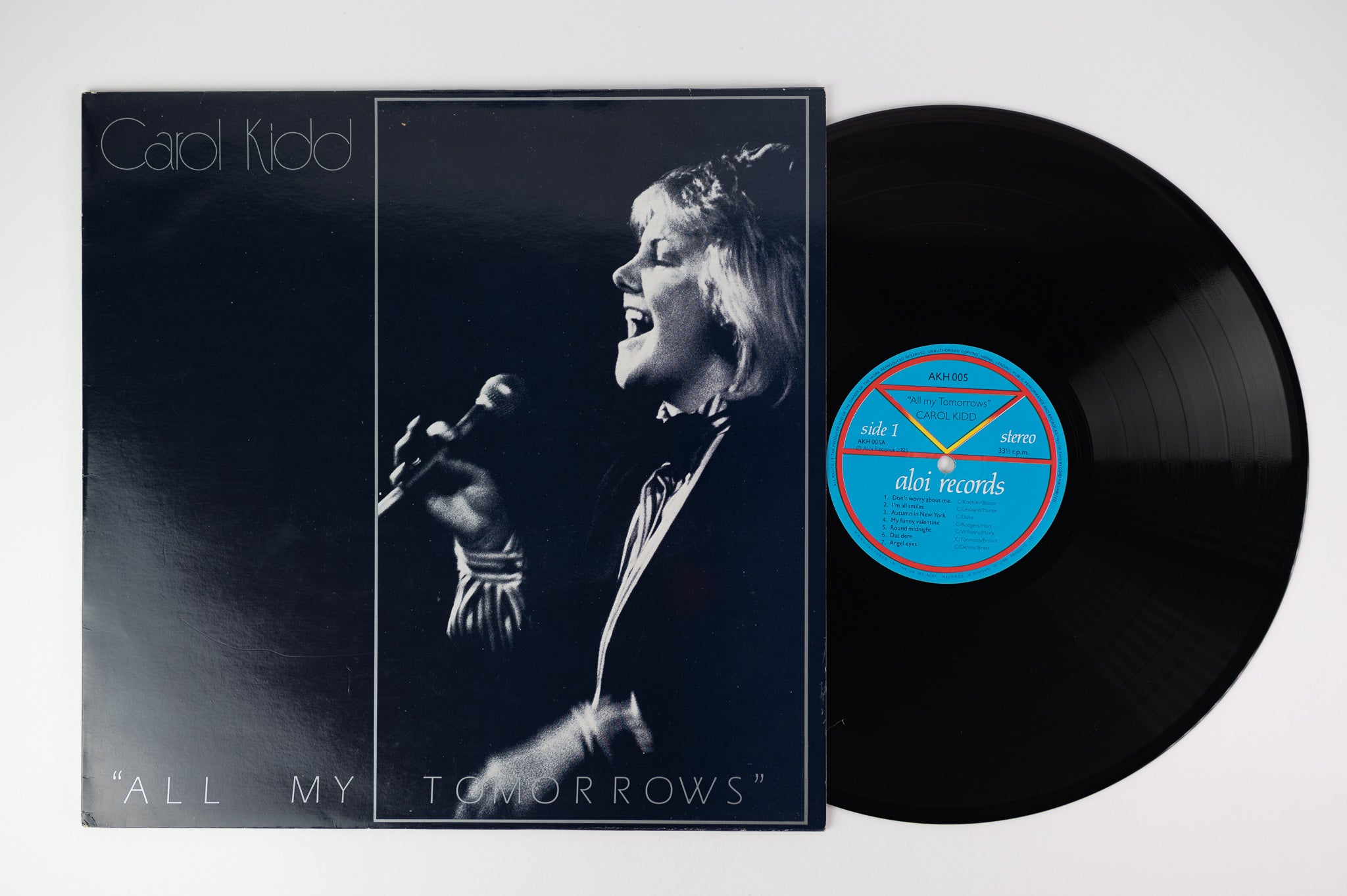 Carol Kidd - All My Tomorrows on Aloi UK pressing