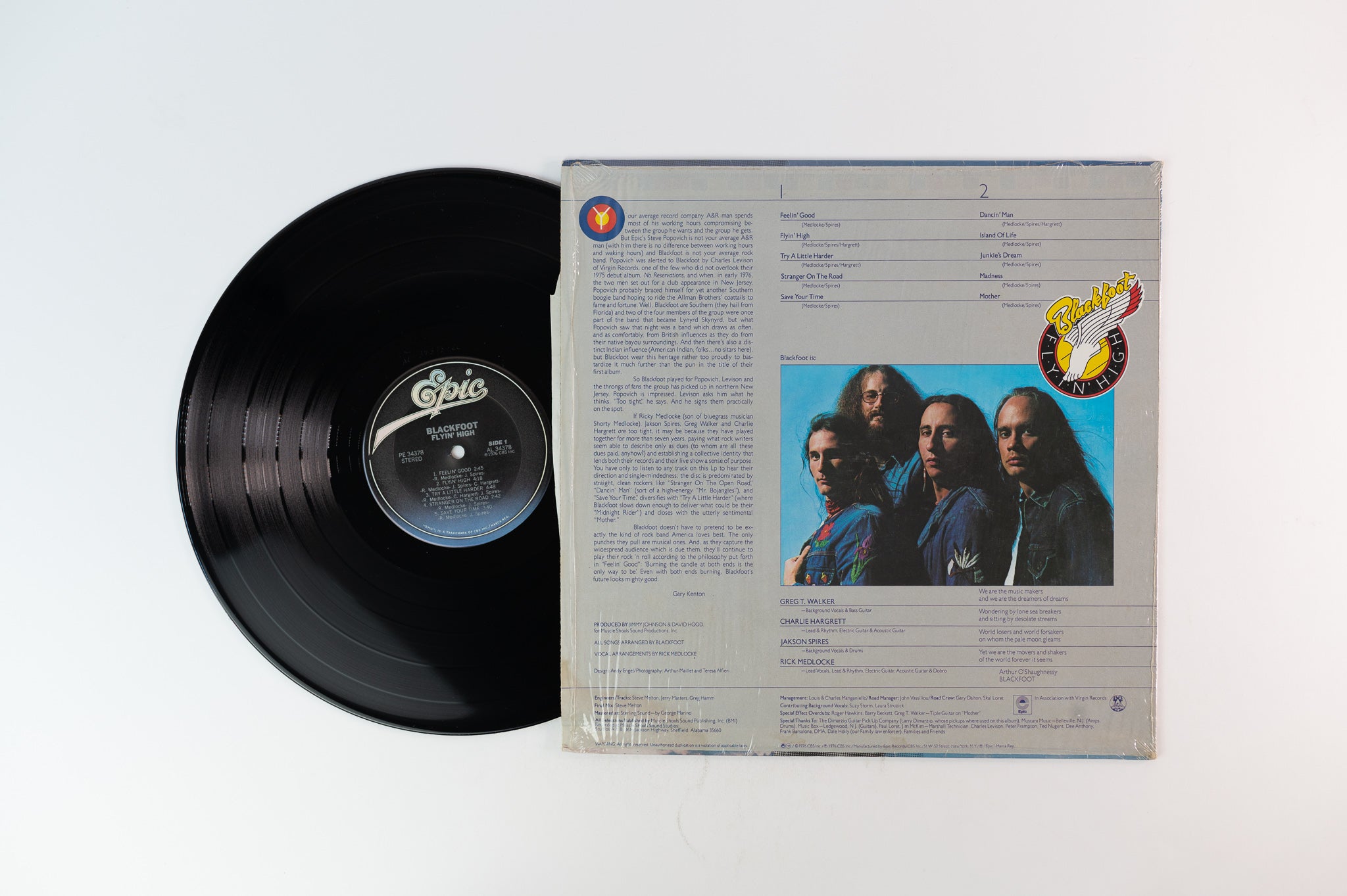 Blackfoot - Flyin' High on Epic 1979 Reissue