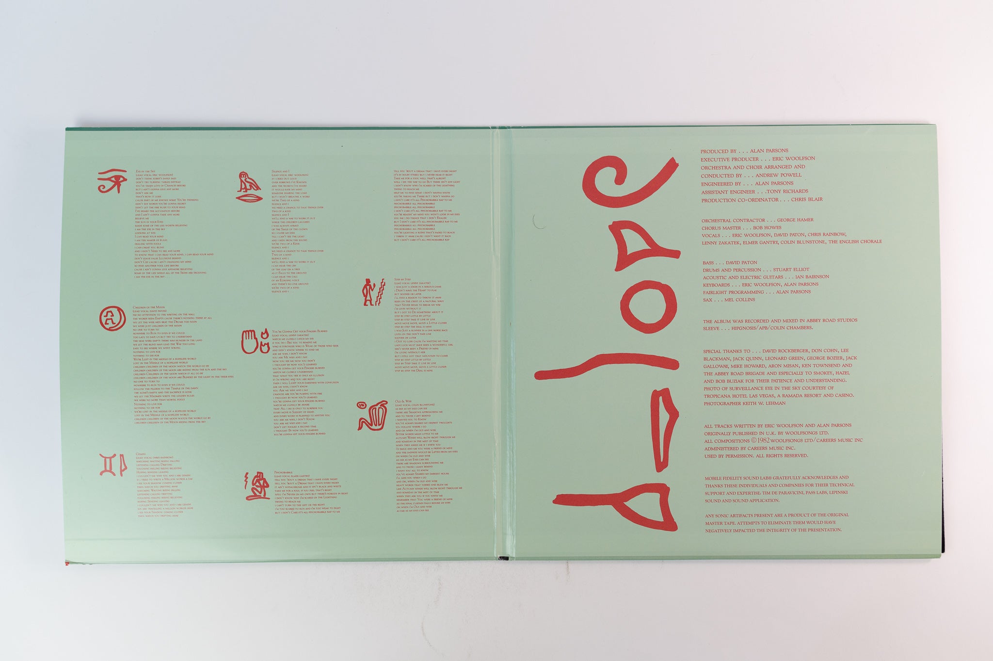 The Alan Parsons Project - Eye In The Sky on Mobile Fidelity Sound Lab Reissue