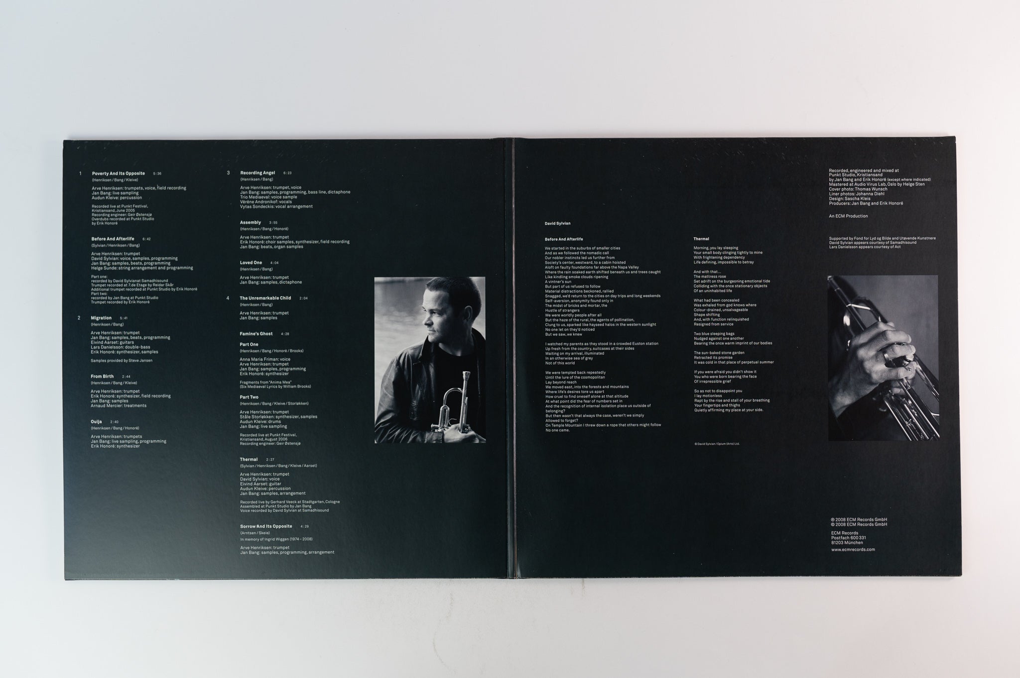 Arve Henriksen - Cartography on ECM German Pressing