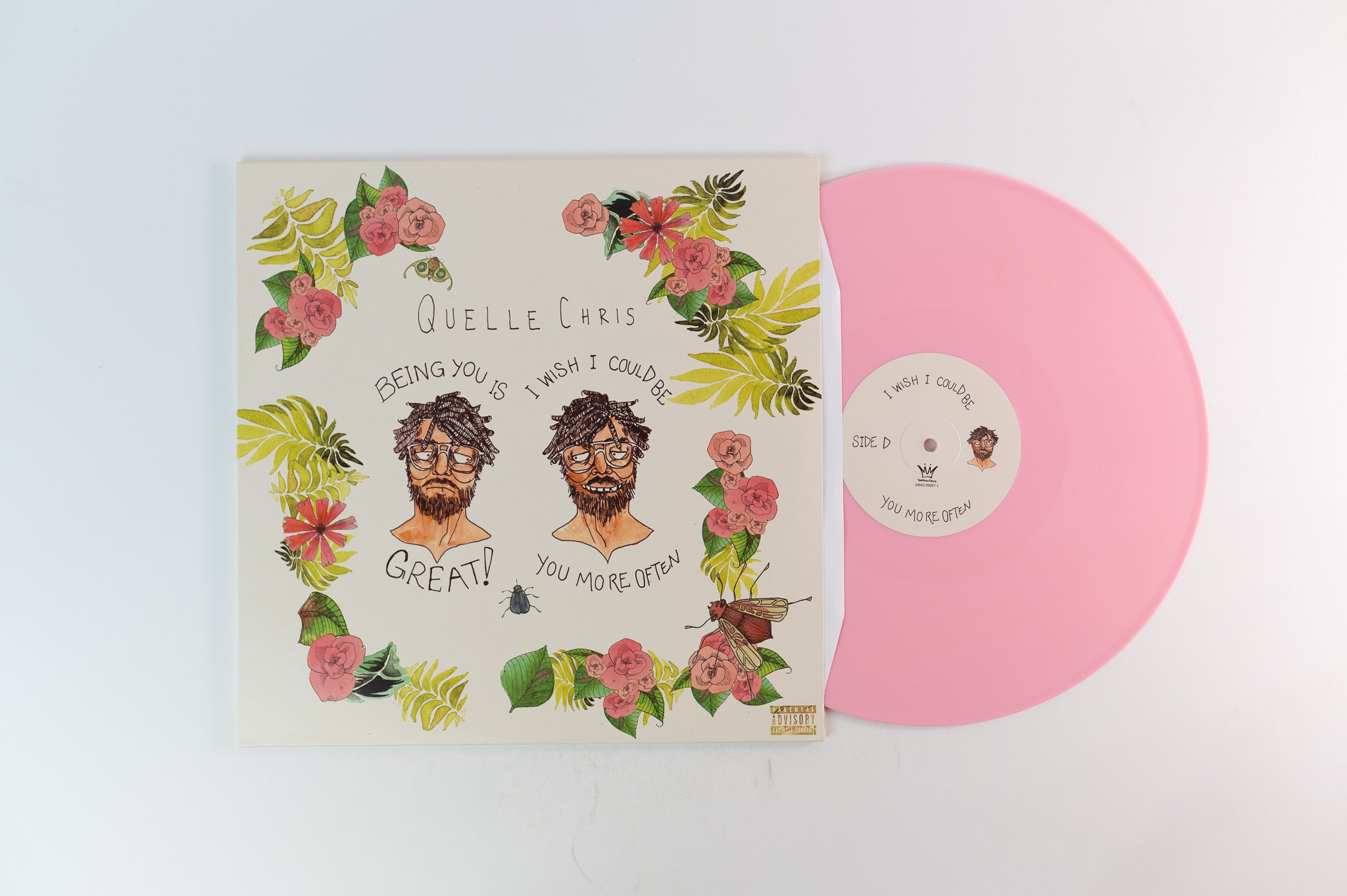 Quelle Chris - Being You Is Great! I Wish I Could Be You More Often on Mello Music Group Limited Green & Pink Vinyl Repress