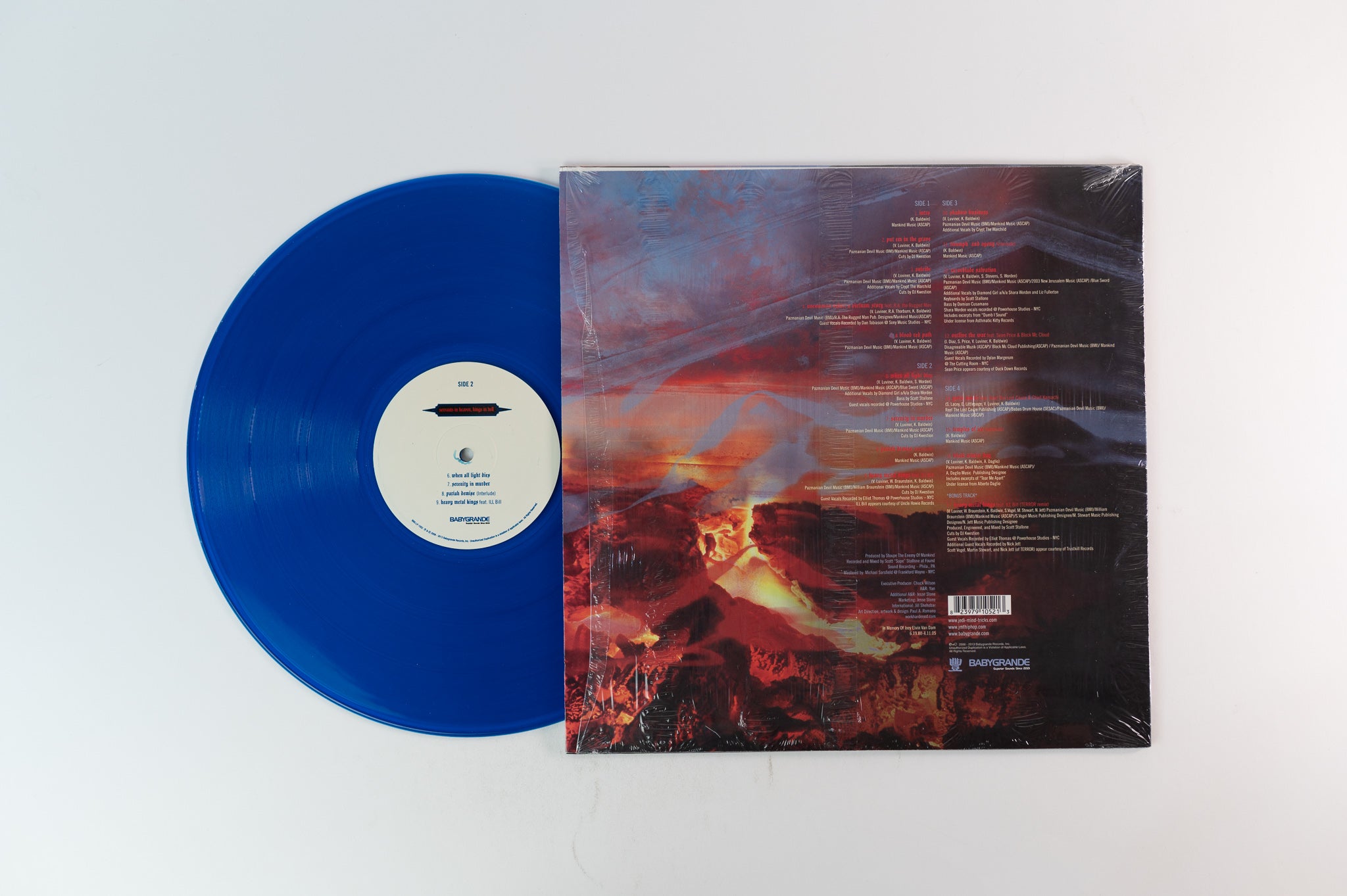 Jedi Mind Tricks - Servants In Heaven, Kings In Hell on Babygrande Limited Blue Vinyl