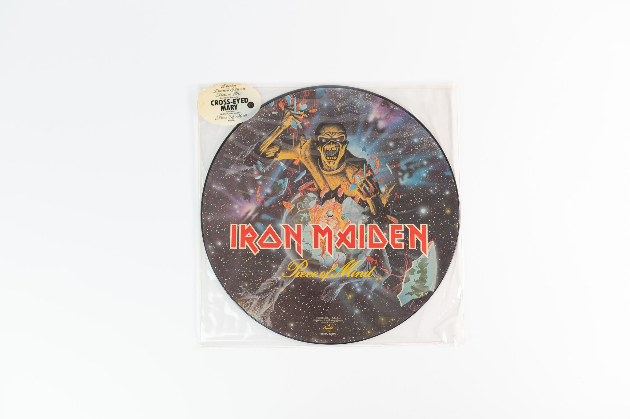 Iron Maiden - Piece Of Mind on Capitol Picture Disc