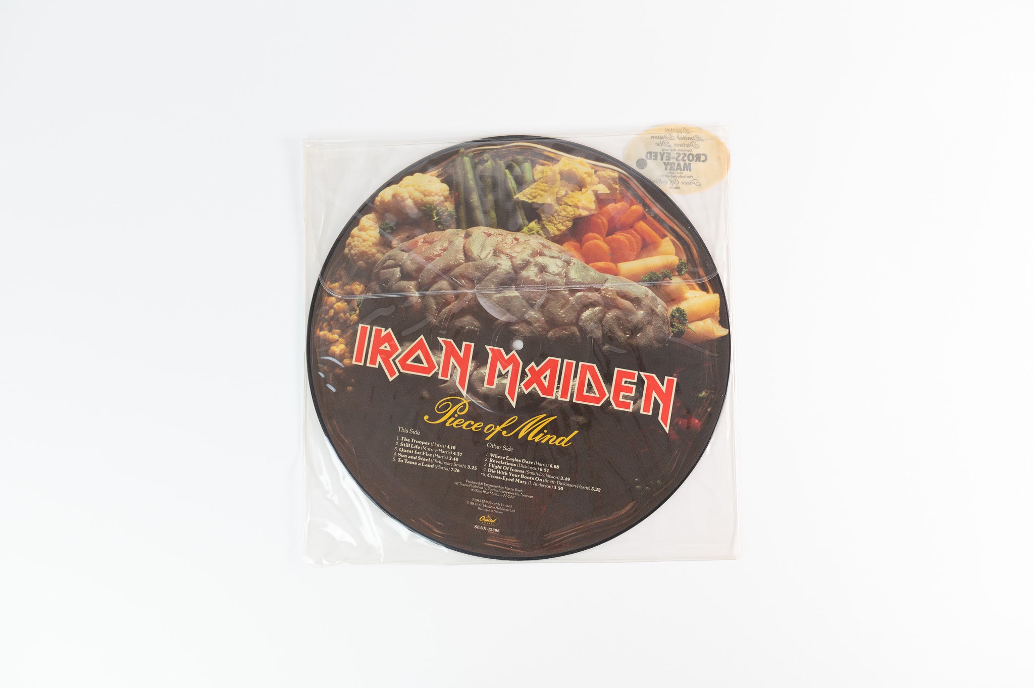 Iron Maiden - Piece Of Mind on Capitol Picture Disc