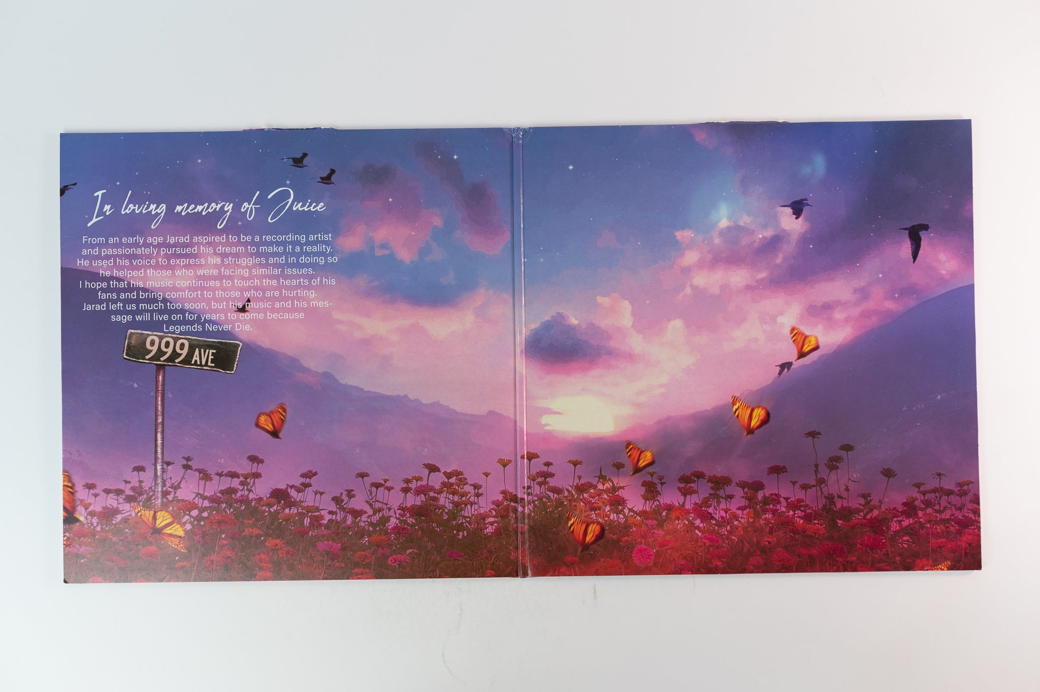 Juice WRLD - Legends Never Die on Grade A Productions Limited Purple Vinyl Alternate Cover