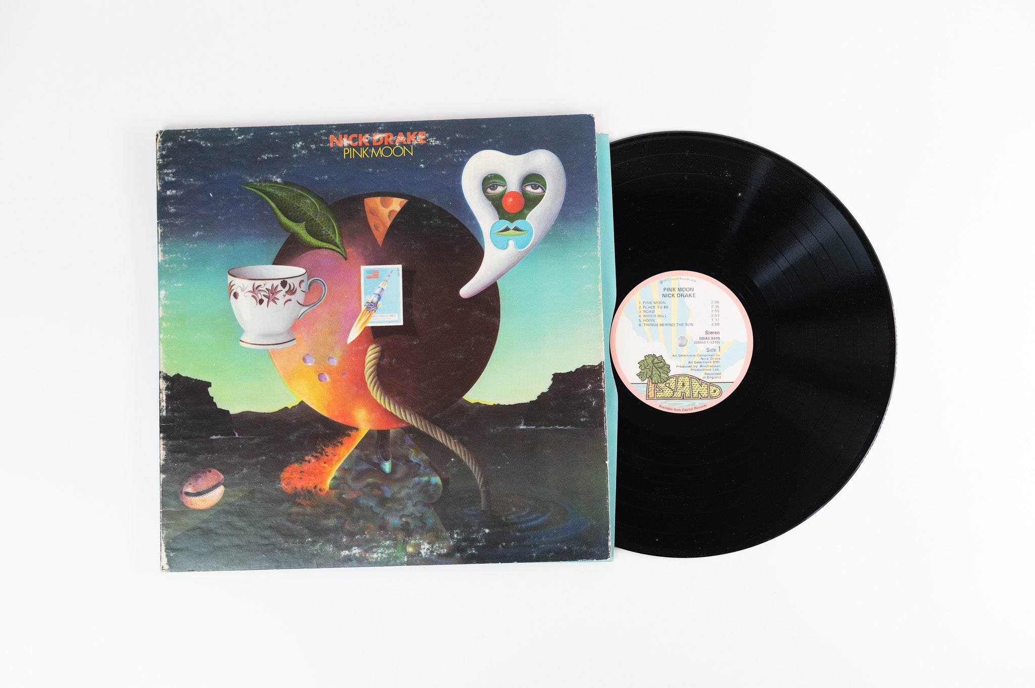 Nick Drake - Pink Moon on Island 1972 US Pressing