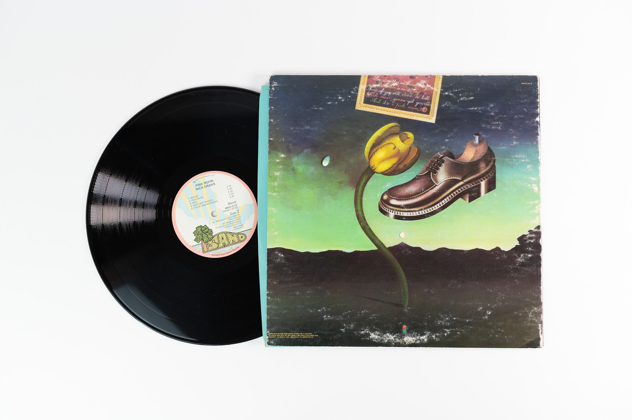Nick Drake - Pink Moon on Island 1972 US Pressing