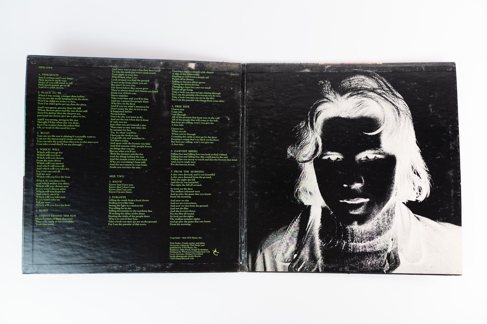 Nick Drake - Pink Moon on Island 1972 US Pressing