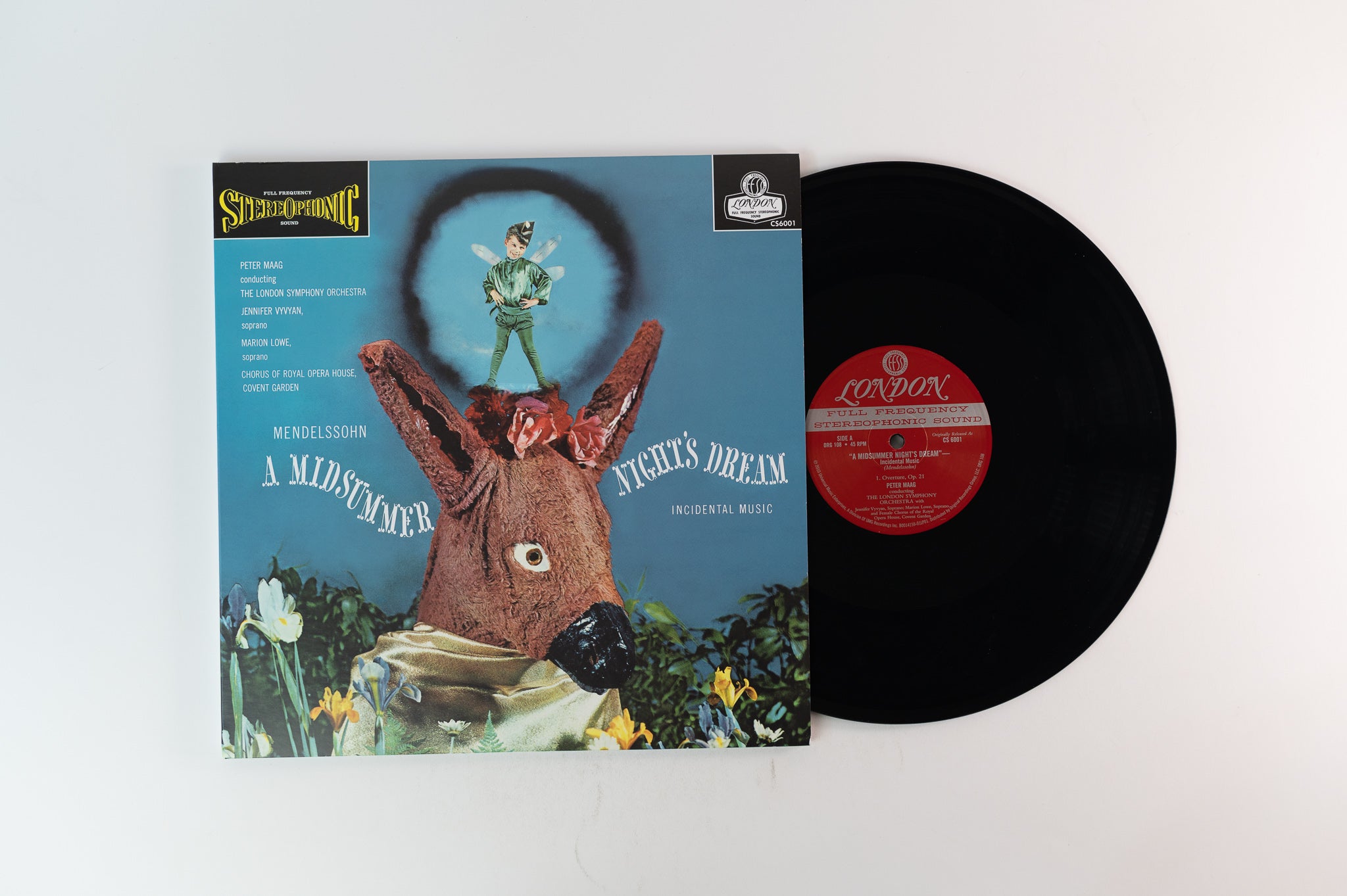 Felix Mendelssohn-Bartholdy - A Midsummer Night's Dream on London ORG Limited Numbered 180 Gram Reissue