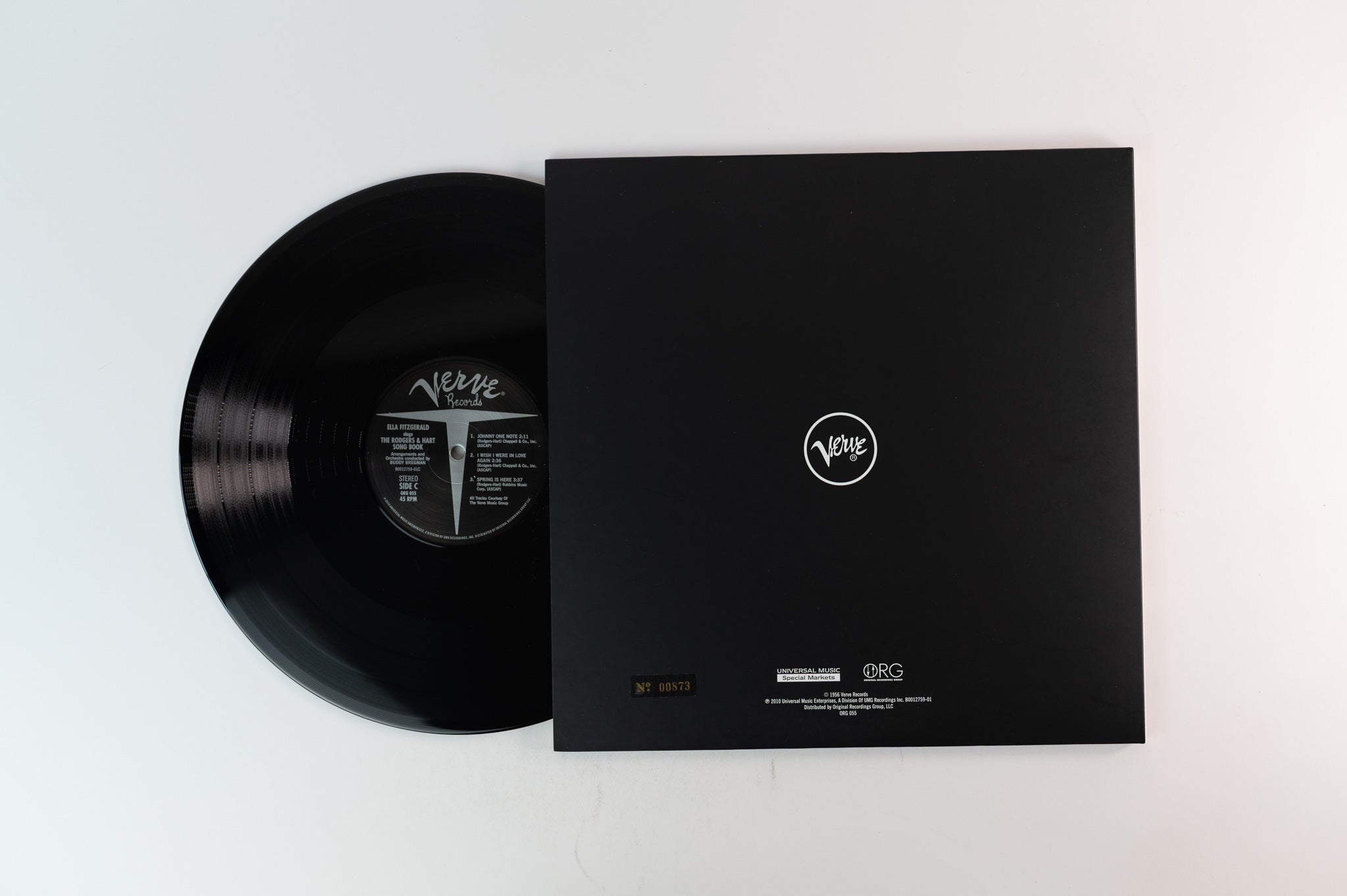 Ella Fitzgerald - Sings The Rodgers And Hart Song Book Volume 1 on Verve ORG Limited Numbered 180 Gram Reissue