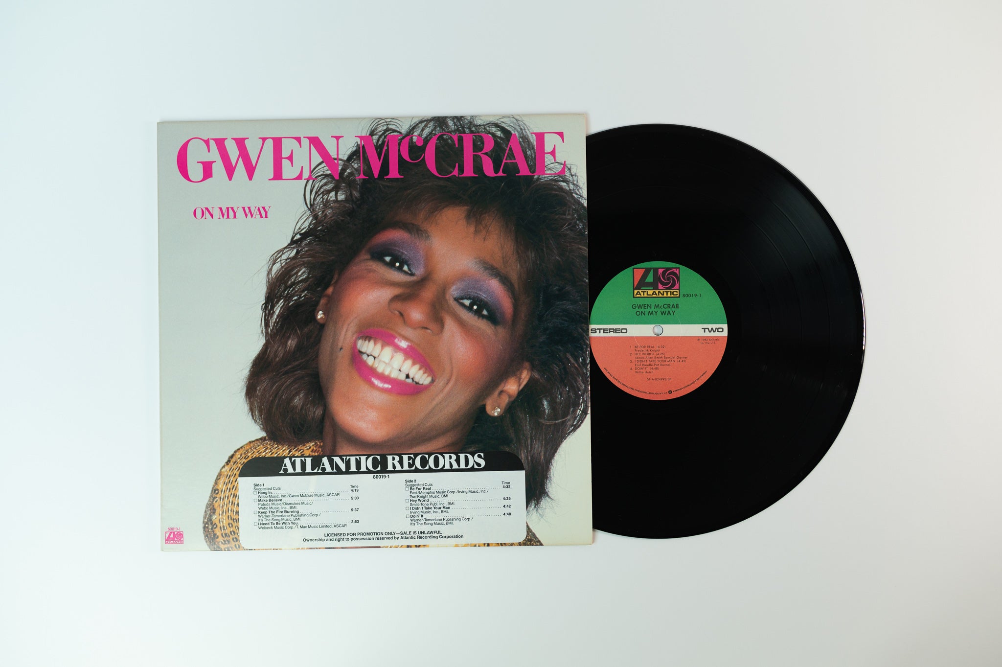 Gwen McCrae - On My Way on Atlantic Designated Promo